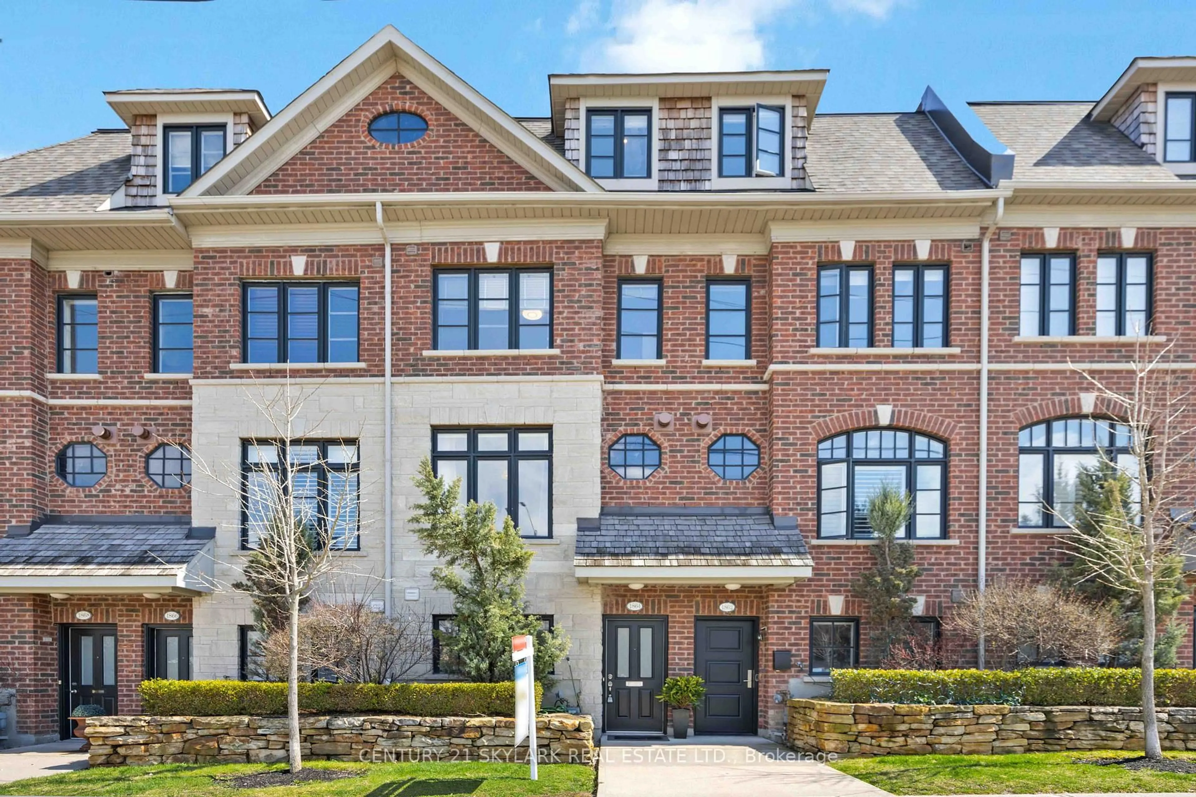 Home with brick exterior material, street for 1864 Burnhamthorpe Rd, Mississauga Ontario L4X 2S5