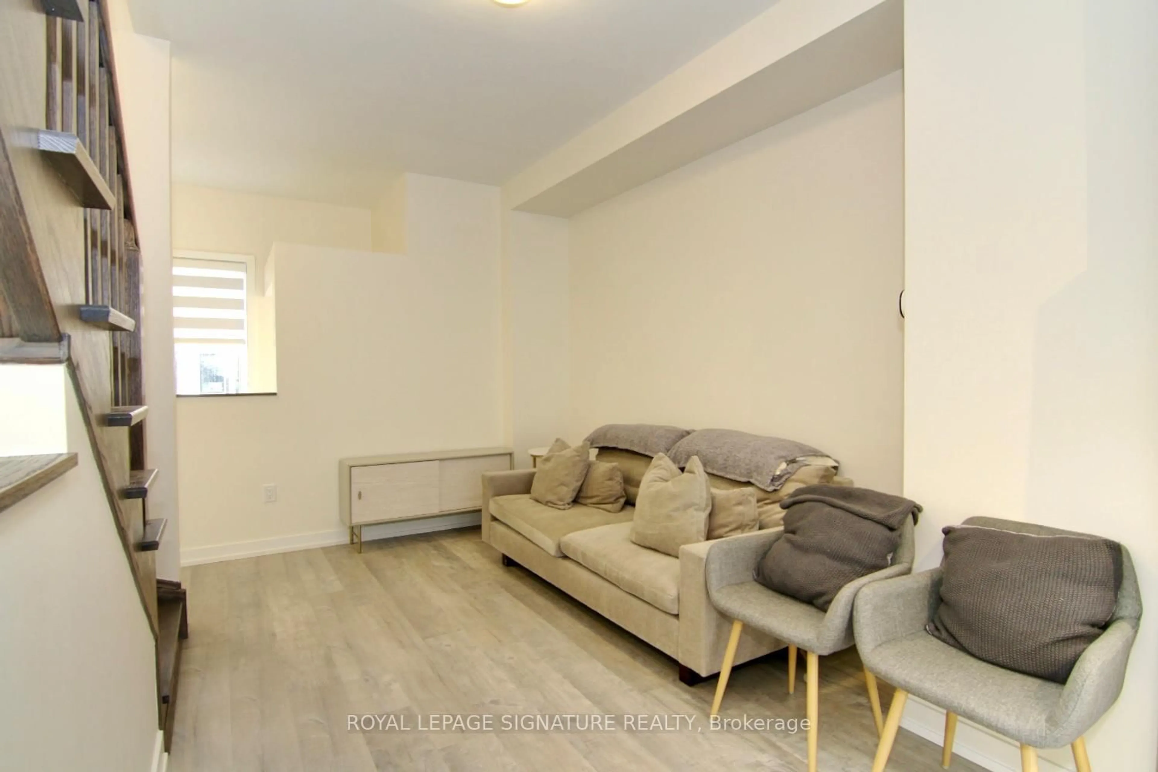 Living room with furniture, unknown for 90 Stanley Greene Blvd #2, Toronto Ontario M3K 0C8