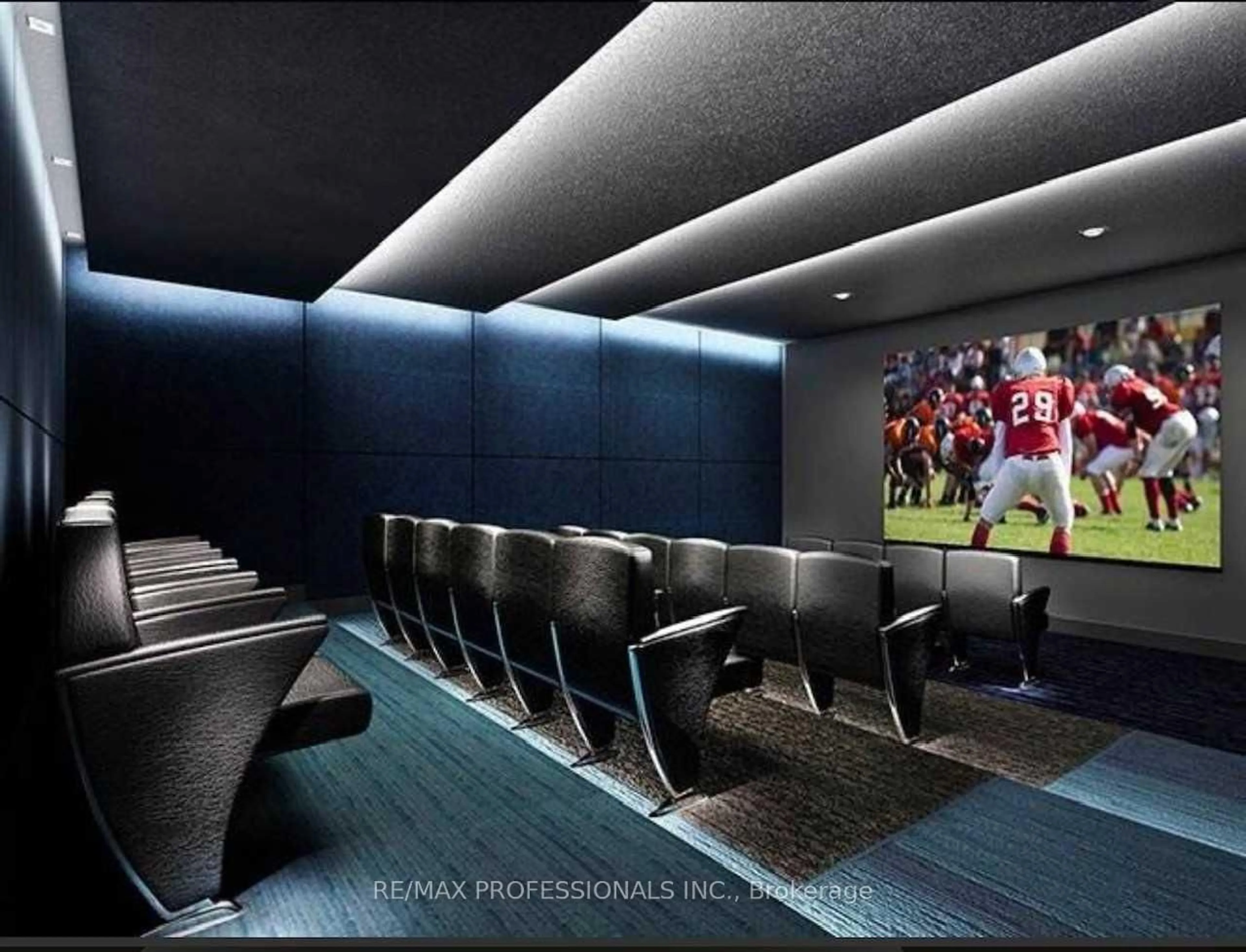 Home theater for 5 Mabelle Ave #1527, Toronto Ontario M9A 4Y1