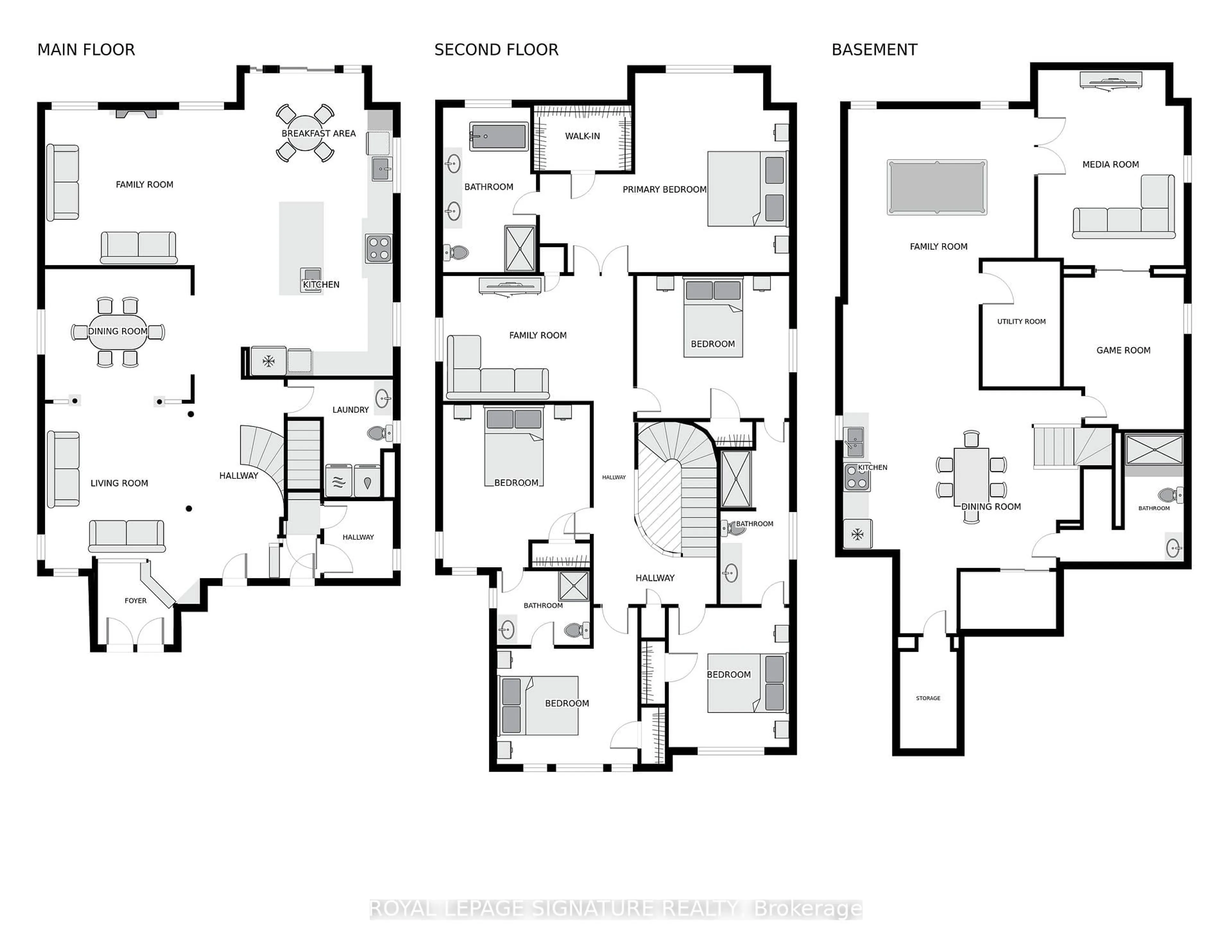 Floor plan for 3773 Quiet Creek Dr, Mississauga Ontario L5M 8A9