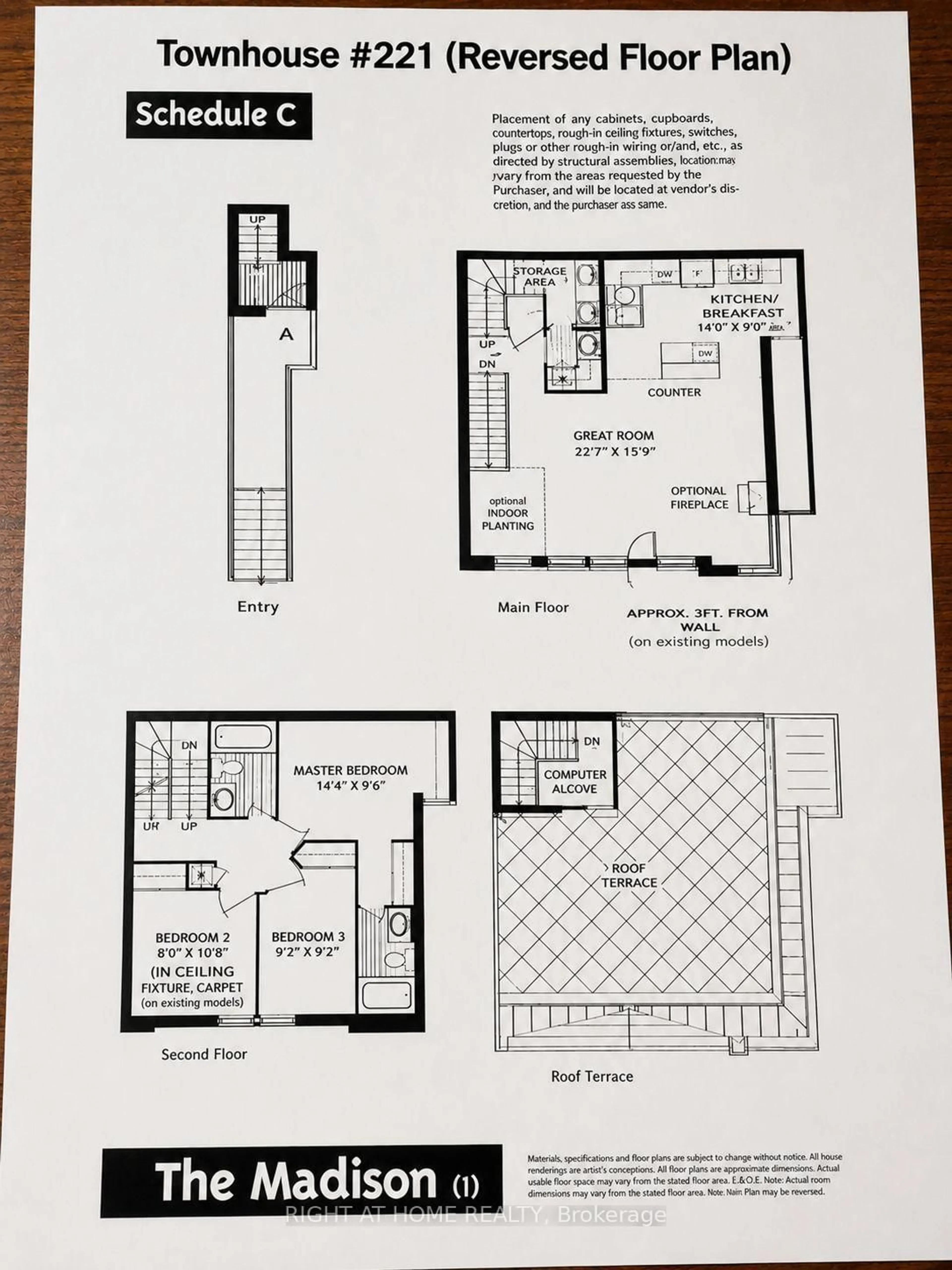Floor plan for 760 Lawrence Ave #221, Toronto Ontario M6A 3E7