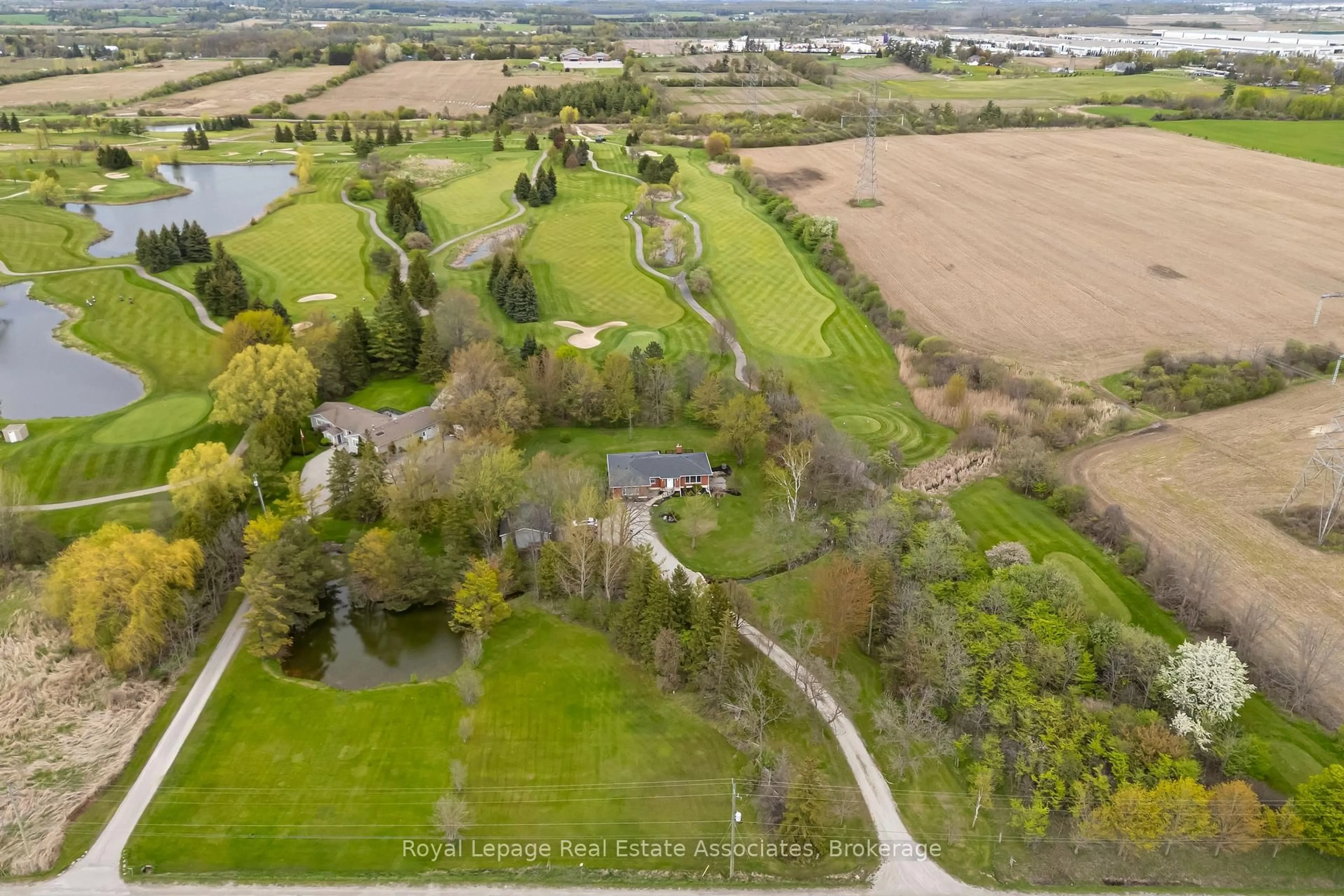 A pic from outside/outdoor area/front of a property/back of a property/a pic from drone, water/lake/river/ocean view for 9225 Dublin Line, Halton Hills Ontario L9T 2X7