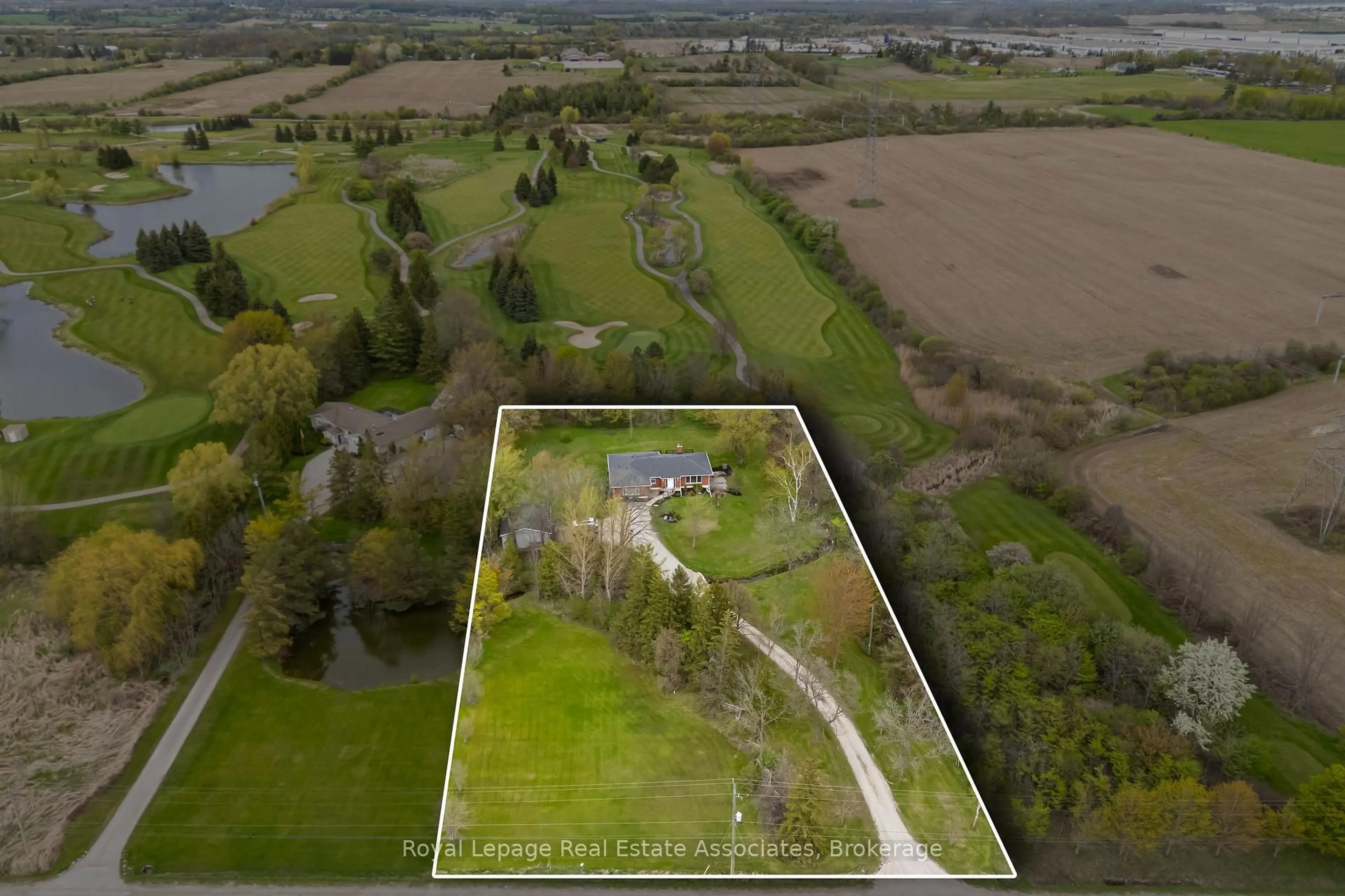 A pic from outside/outdoor area/front of a property/back of a property/a pic from drone, building for 9225 Dublin Line, Halton Hills Ontario L9T 2X7