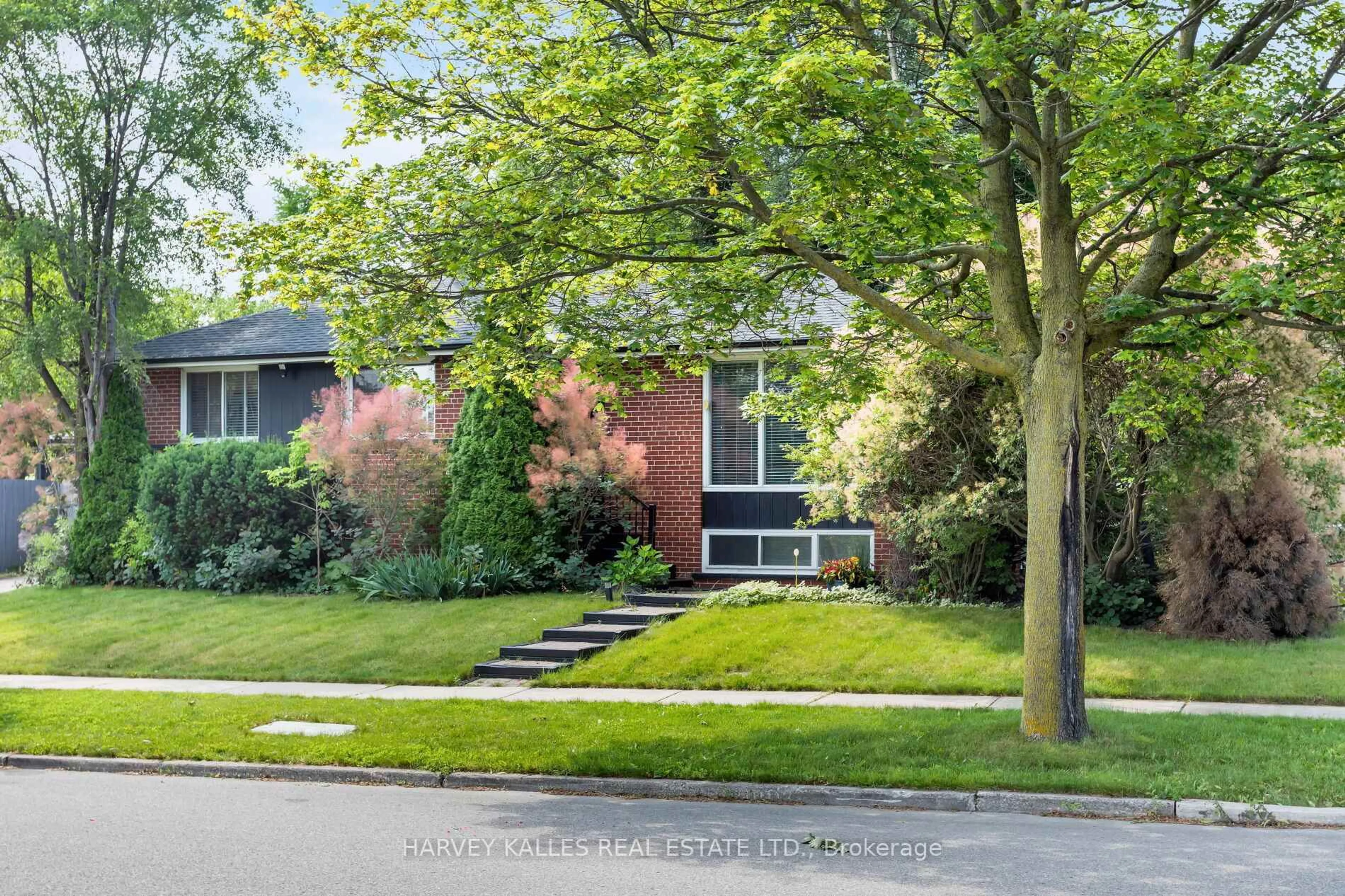 Home with brick exterior material, street for 49 Learmont Dr, Toronto Ontario M9R 2E9