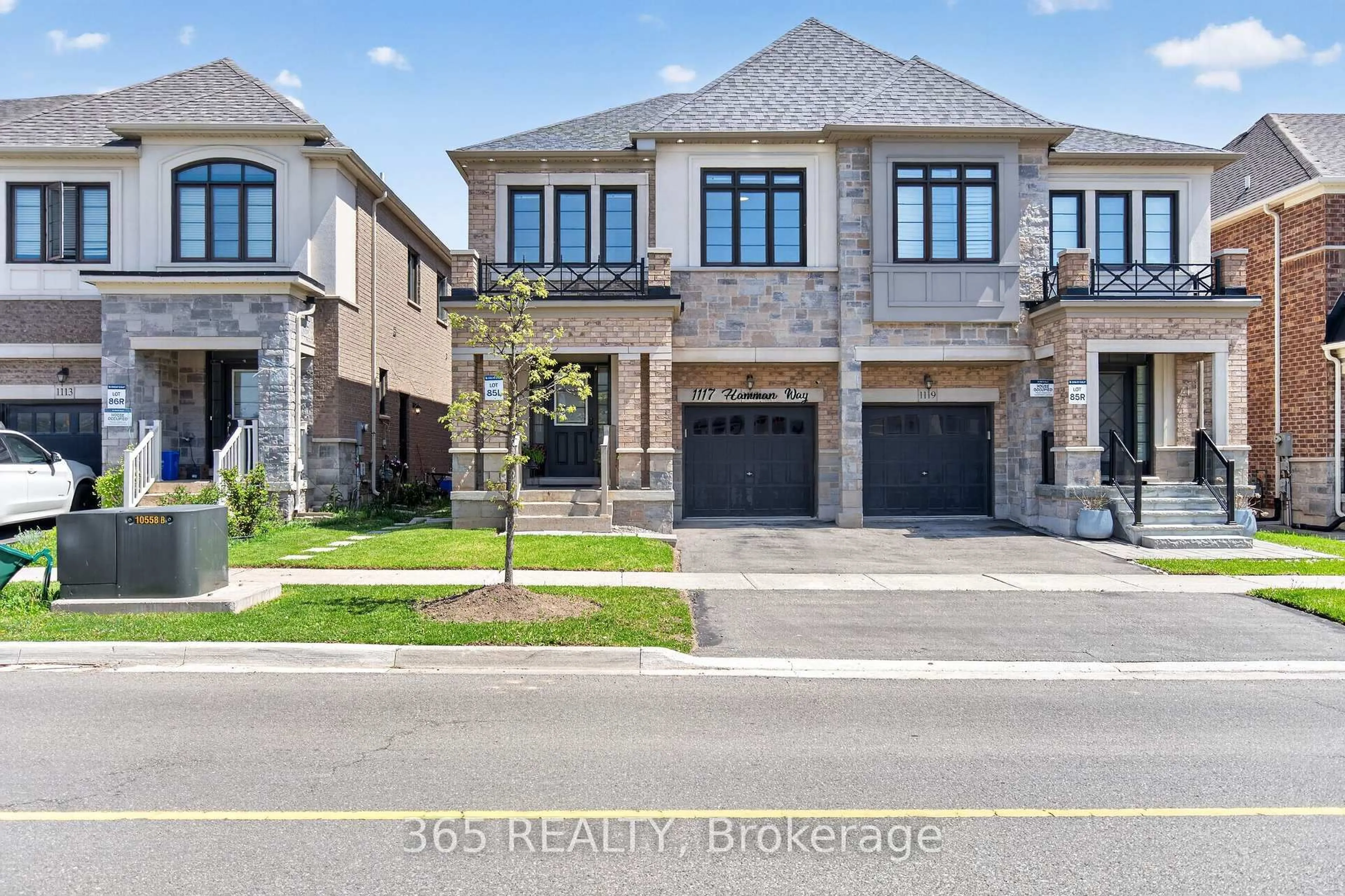 Home with brick exterior material, street for 1117 Hamman Way, Milton Ontario L9E 1K2