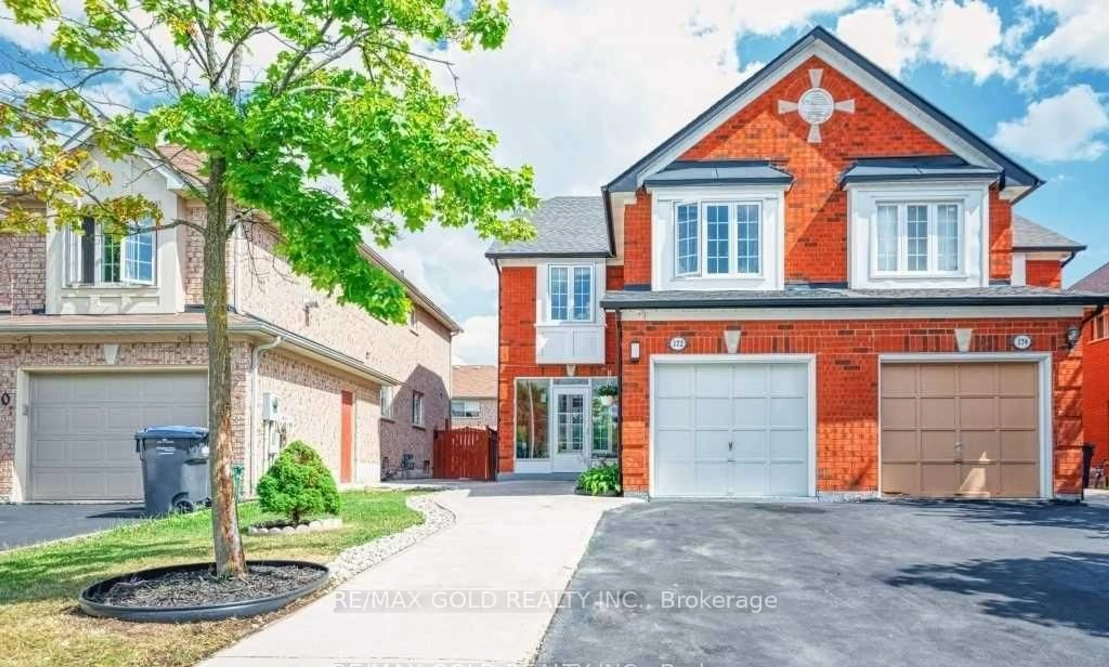 Home with brick exterior material, street for 172 Desert Sand Dr, Brampton Ontario L6R 1P8