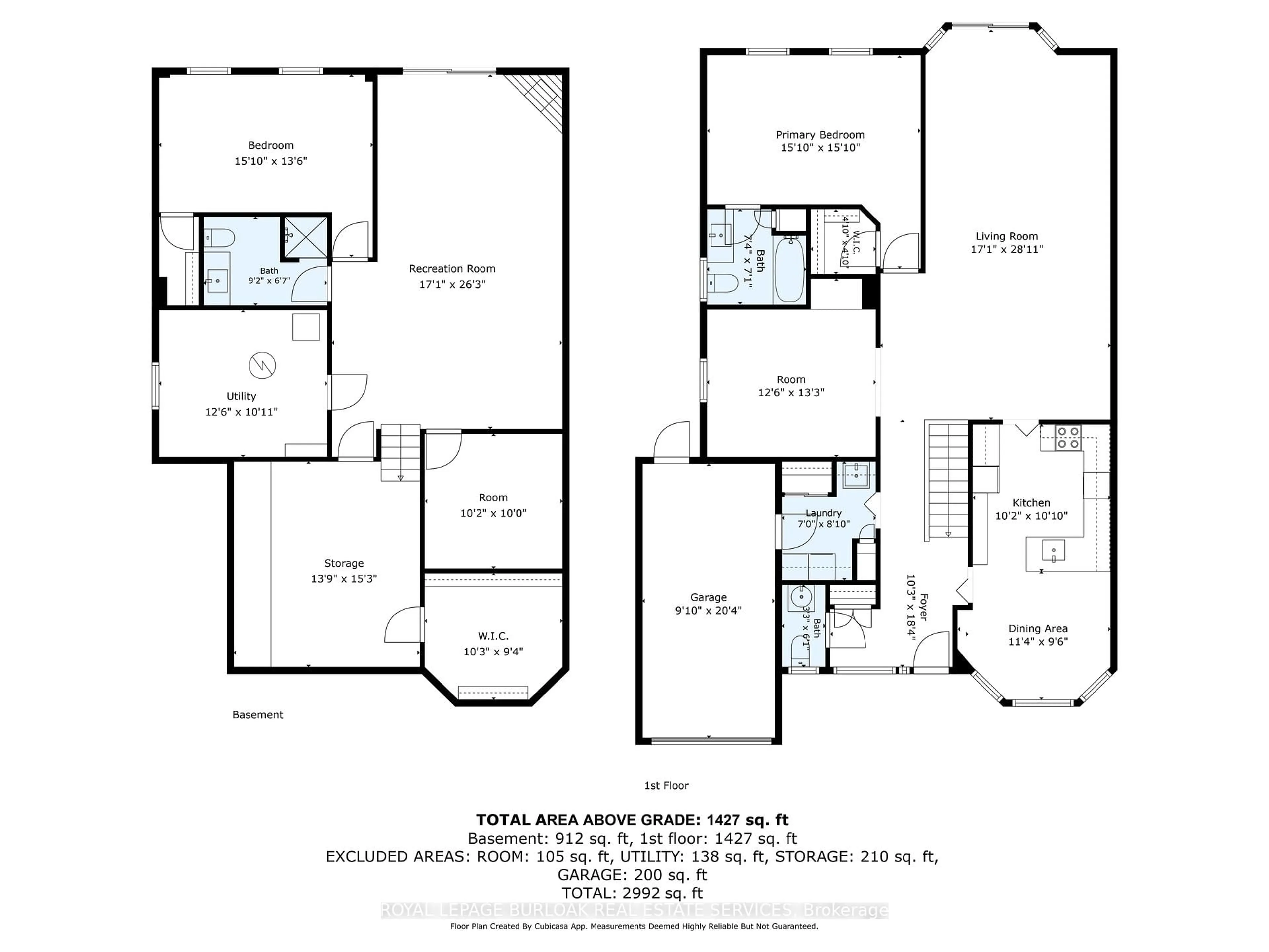 Floor plan for 2155 Duncaster Dr #10, Burlington Ontario L7P 4R4