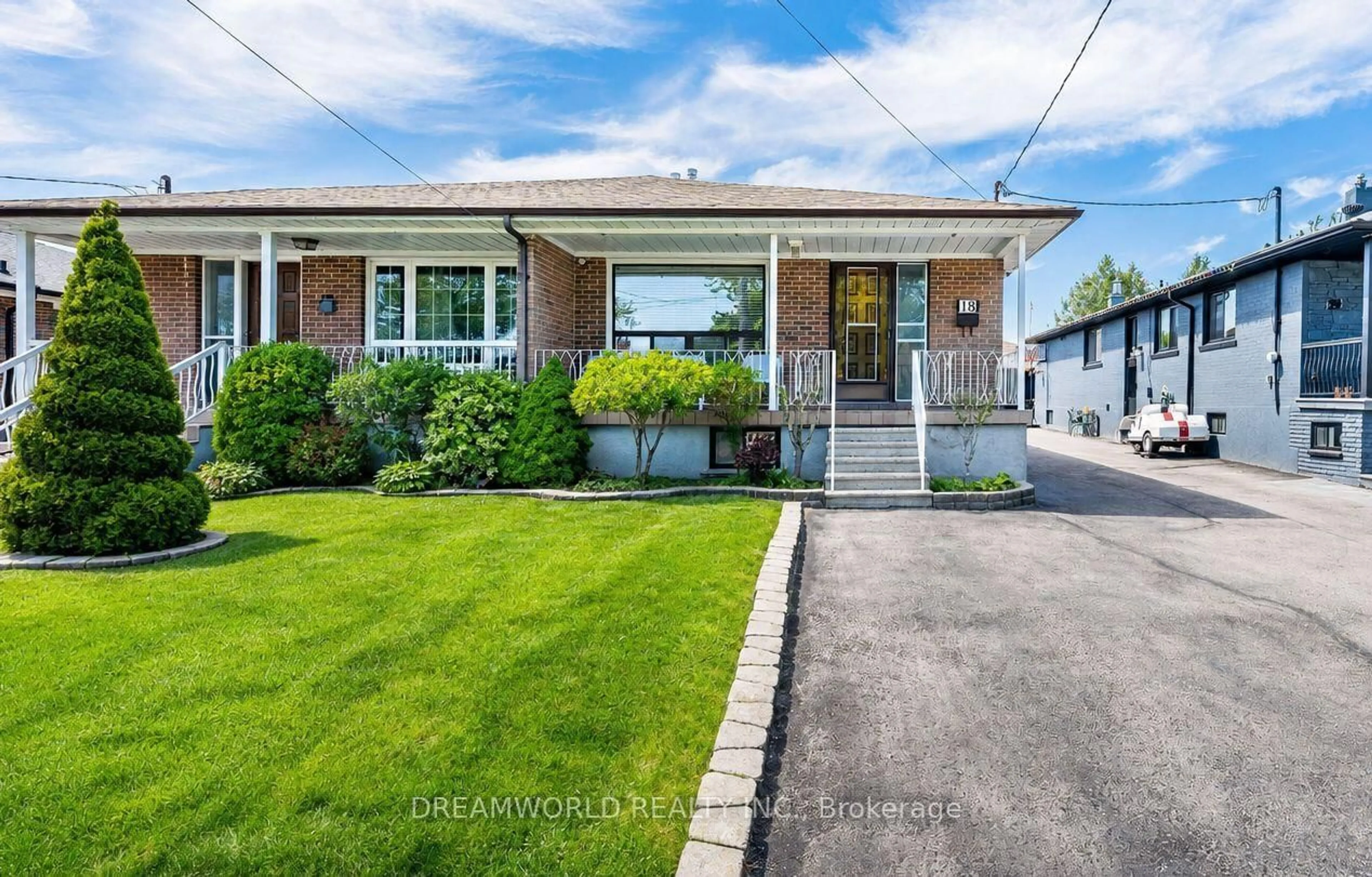 Home with brick exterior material, street for 18 Hucknall Rd, Toronto Ontario M3J 1V8