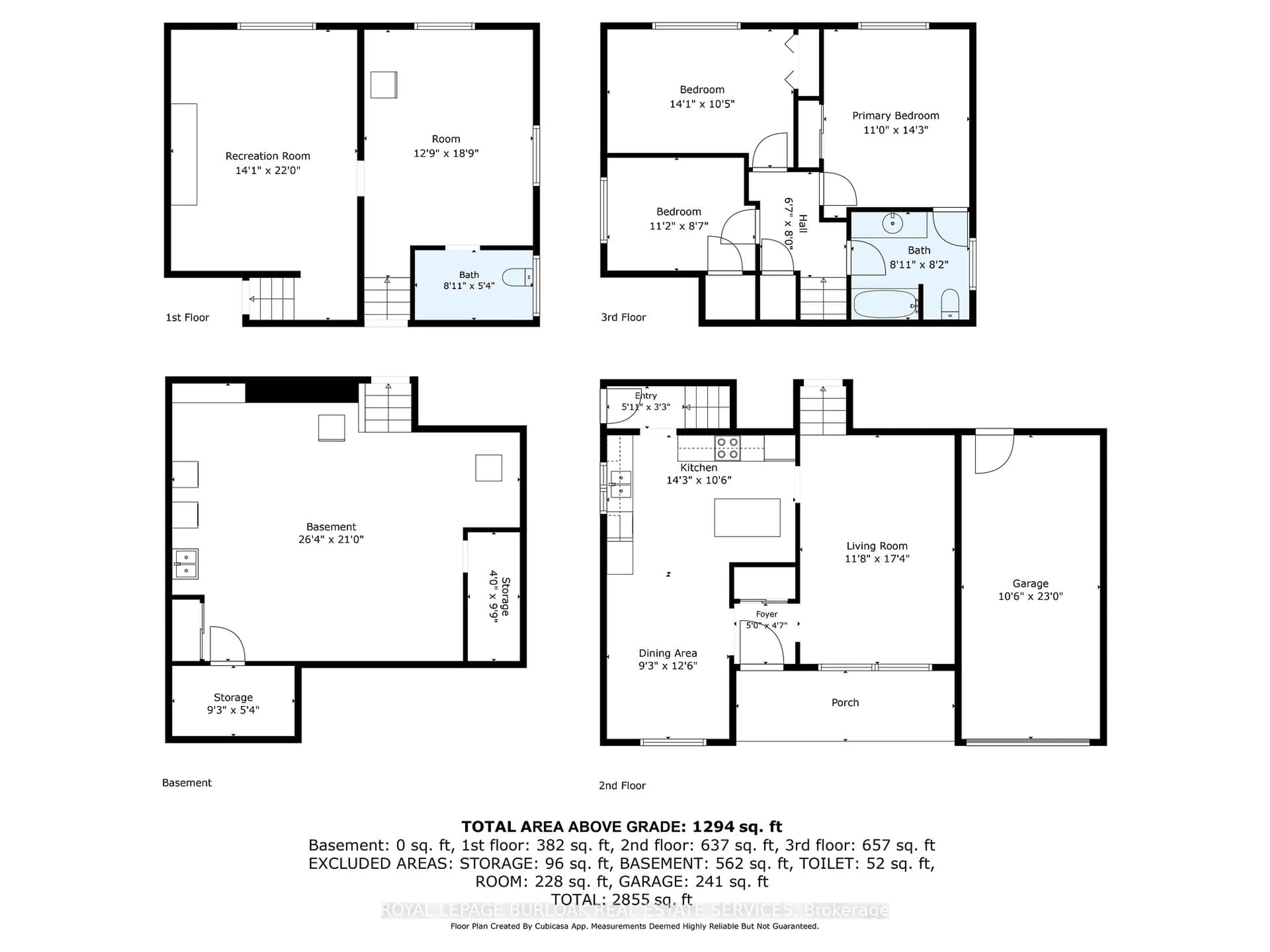 Floor plan for 643 Artreva Cres, Burlington Ontario L7L 2B8