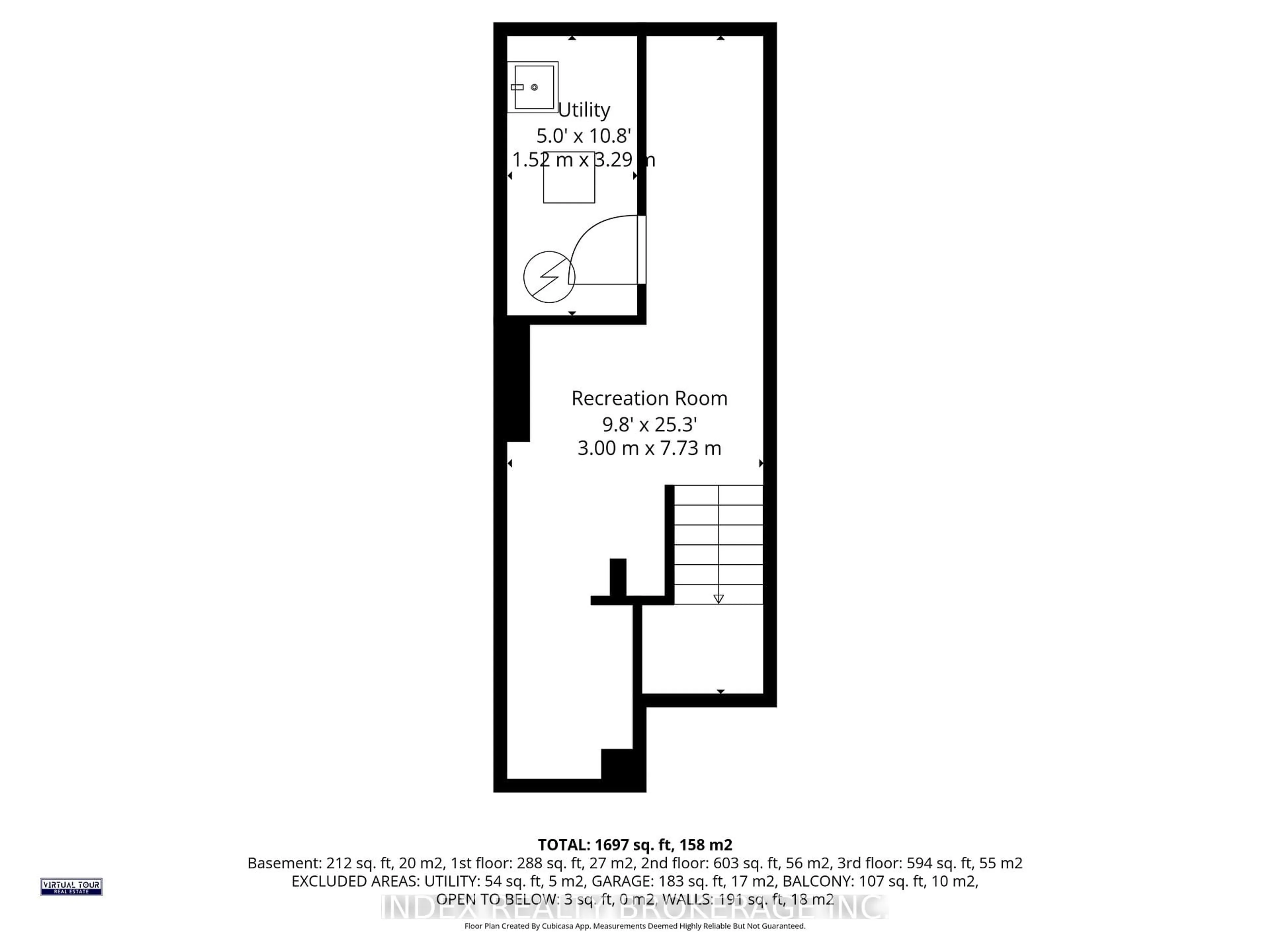 Floor plan for 7155 Magistrate Terr #145, Mississauga Ontario L5N 1Y9