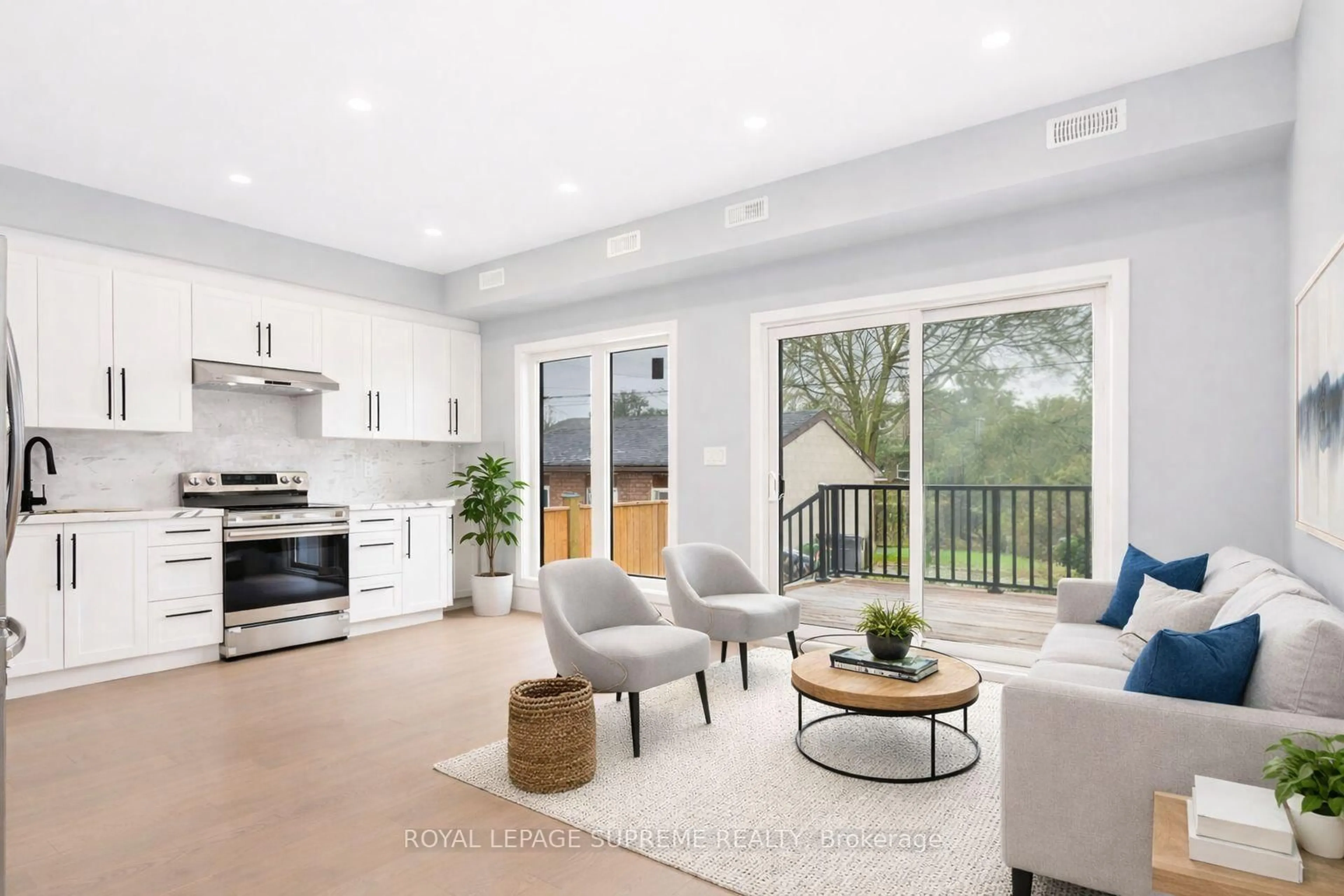 Open concept kitchen, unknown for 82 Pritchard Ave, Toronto Ontario M6N 1T3