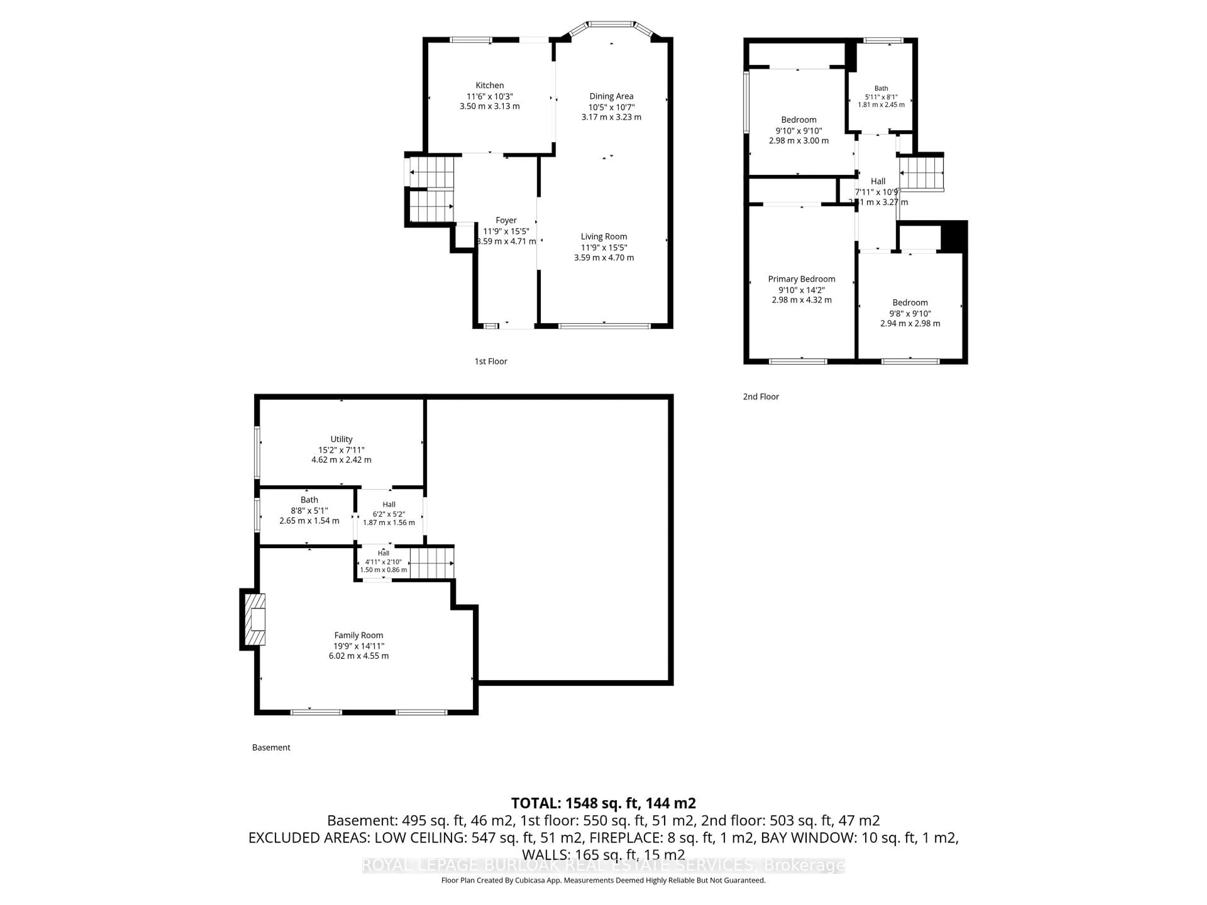 Floor plan for 197 Burbank St, Halton Hills Ontario L7J 1S9