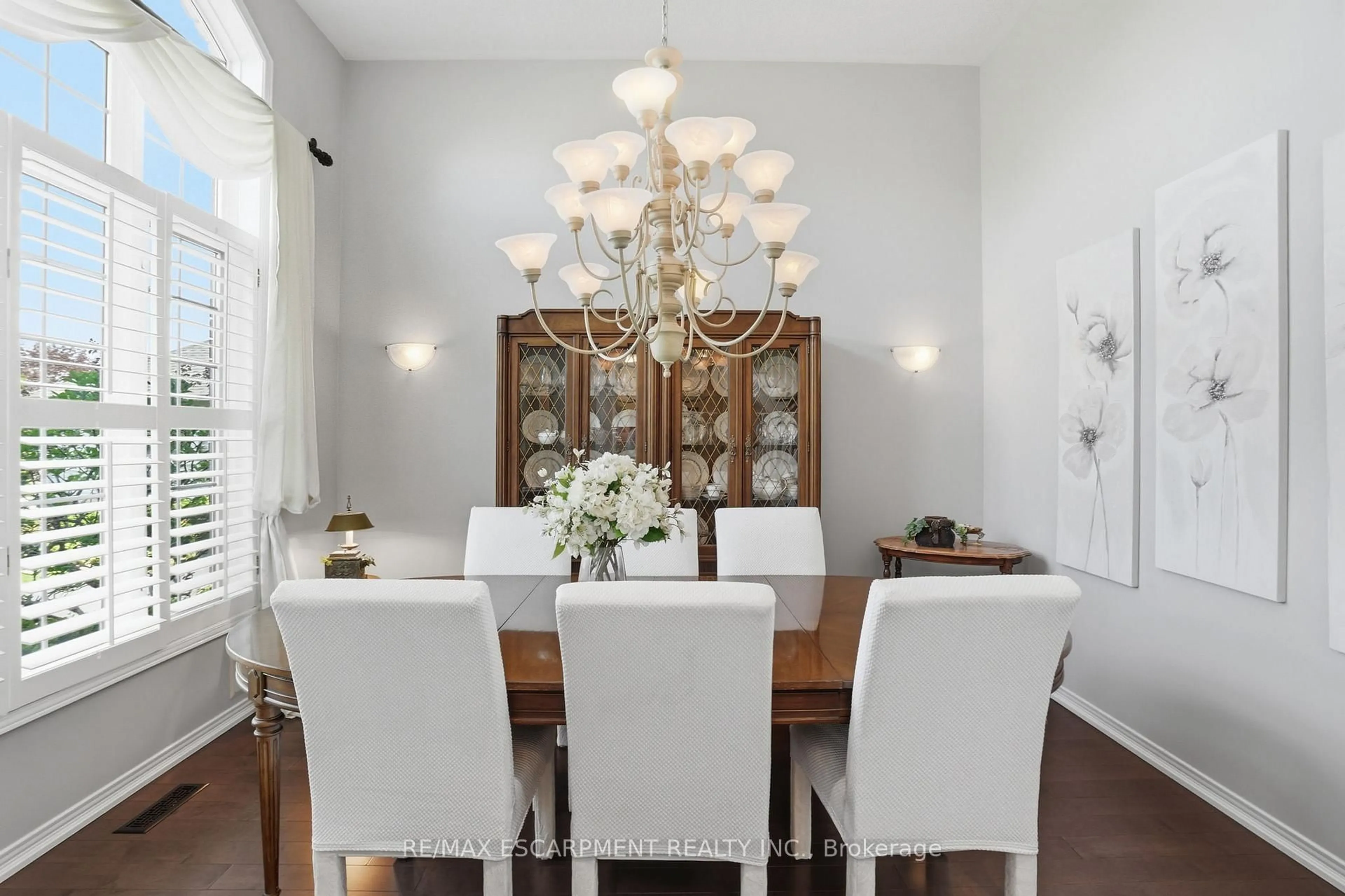 Dining room, wood/laminate floor for 2258 Turnberry Rd, Burlington Ontario L7M 4S6