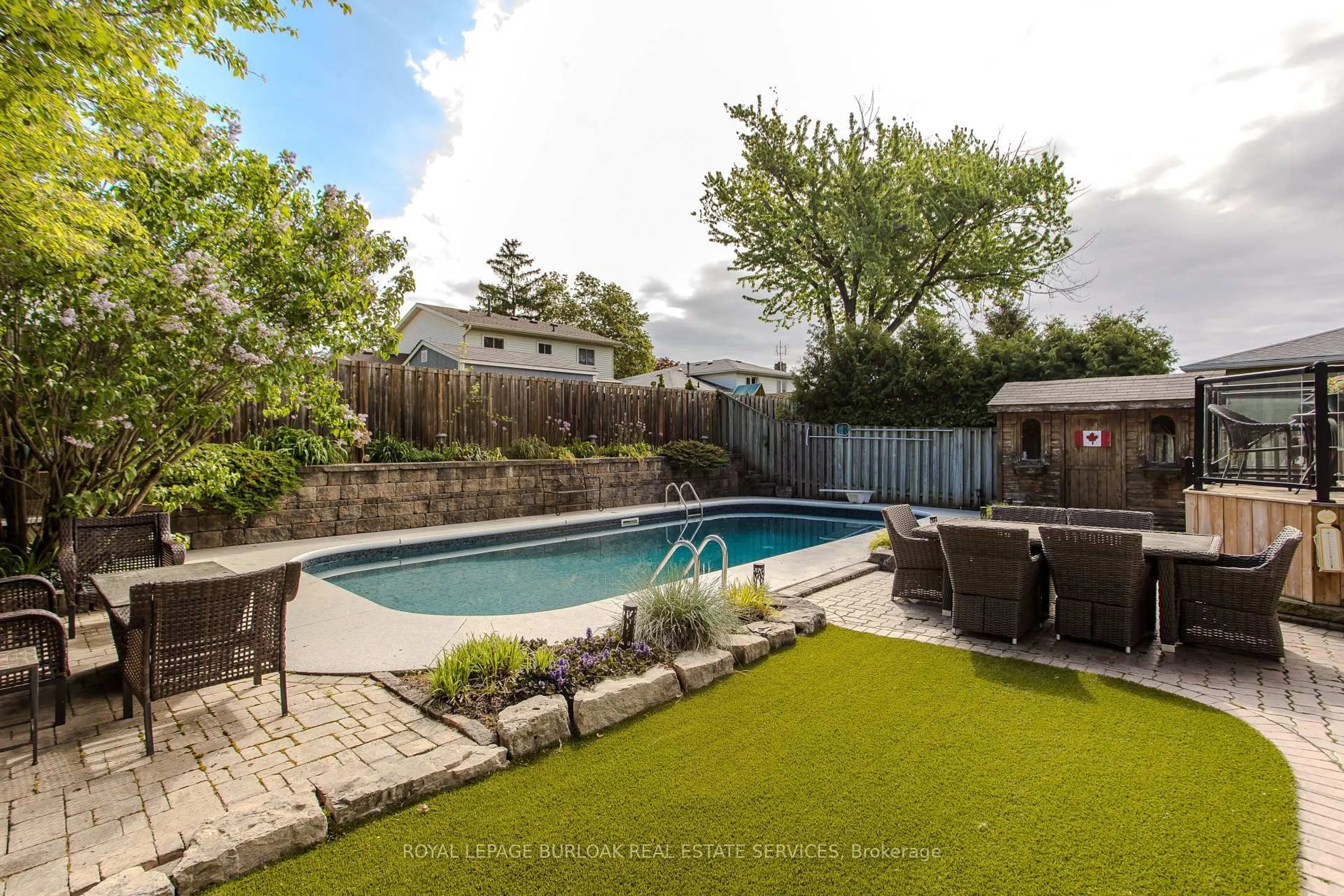 Pool for 1487 Rusholme Cres, Burlington Ontario L7M 1M4