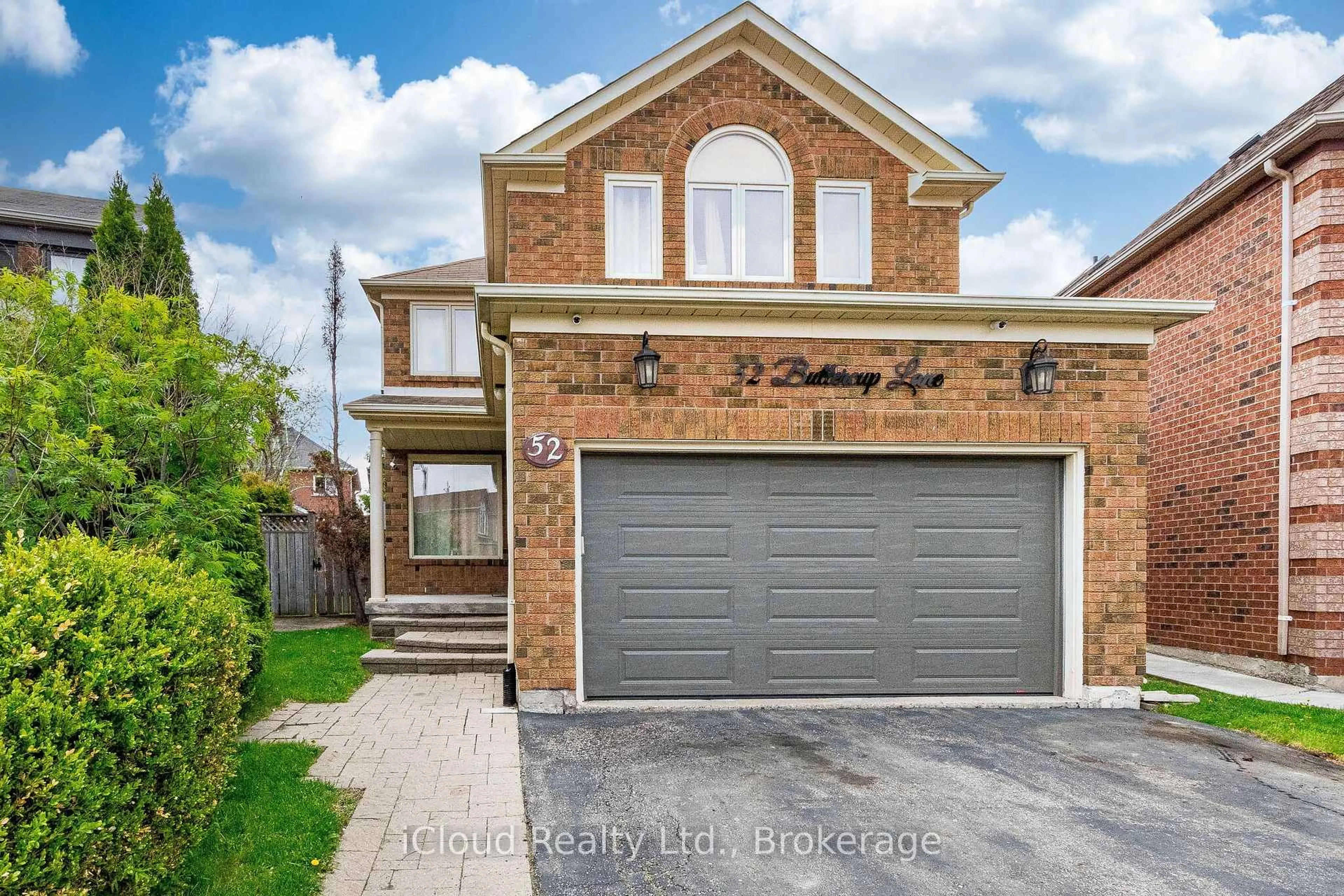 Home with brick exterior material, street for 52 Buttercup Lane, Brampton Ontario L6R 1N1