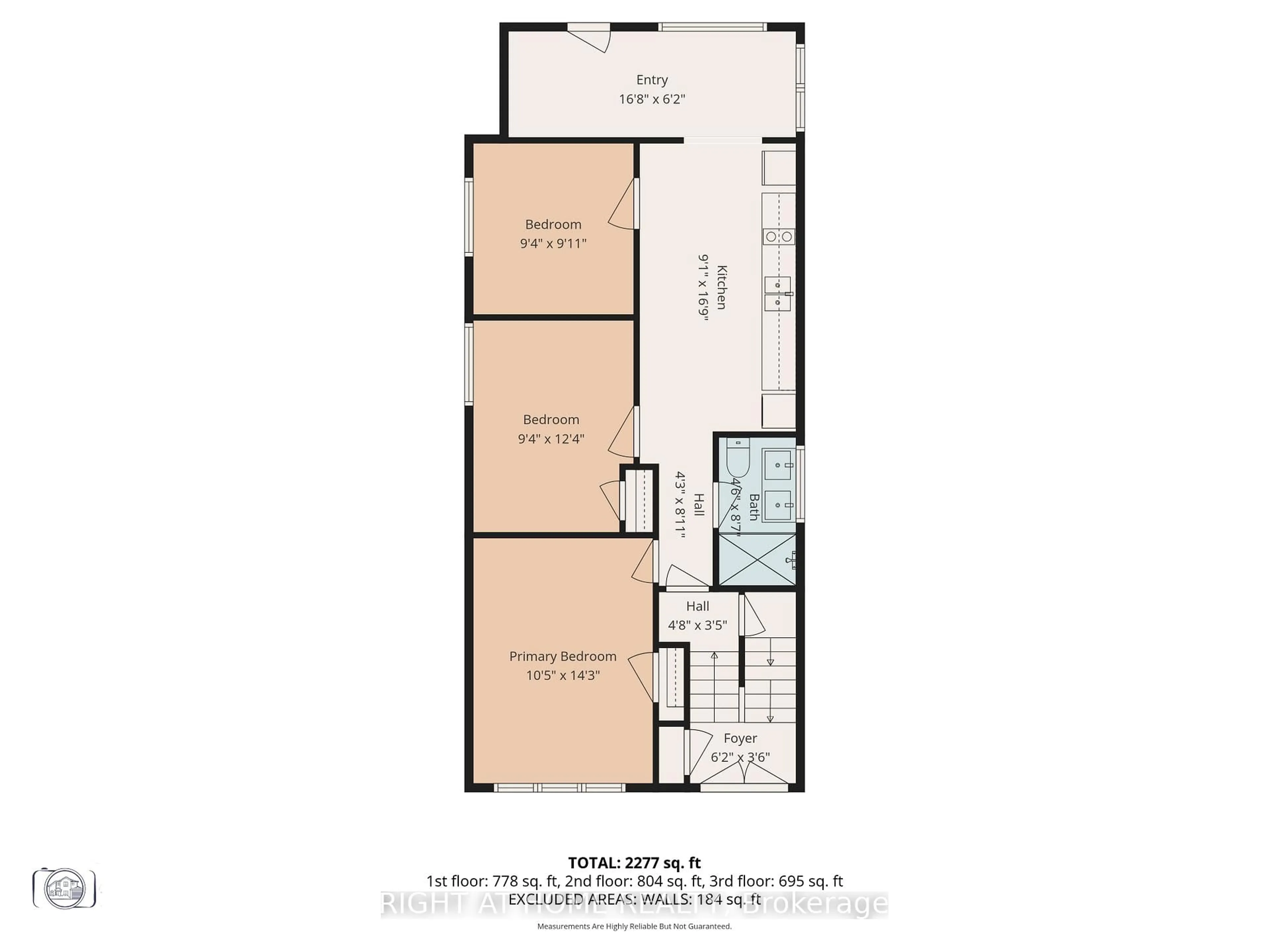 Floor plan for 72 Katherine Rd, Toronto Ontario M3K 1J4