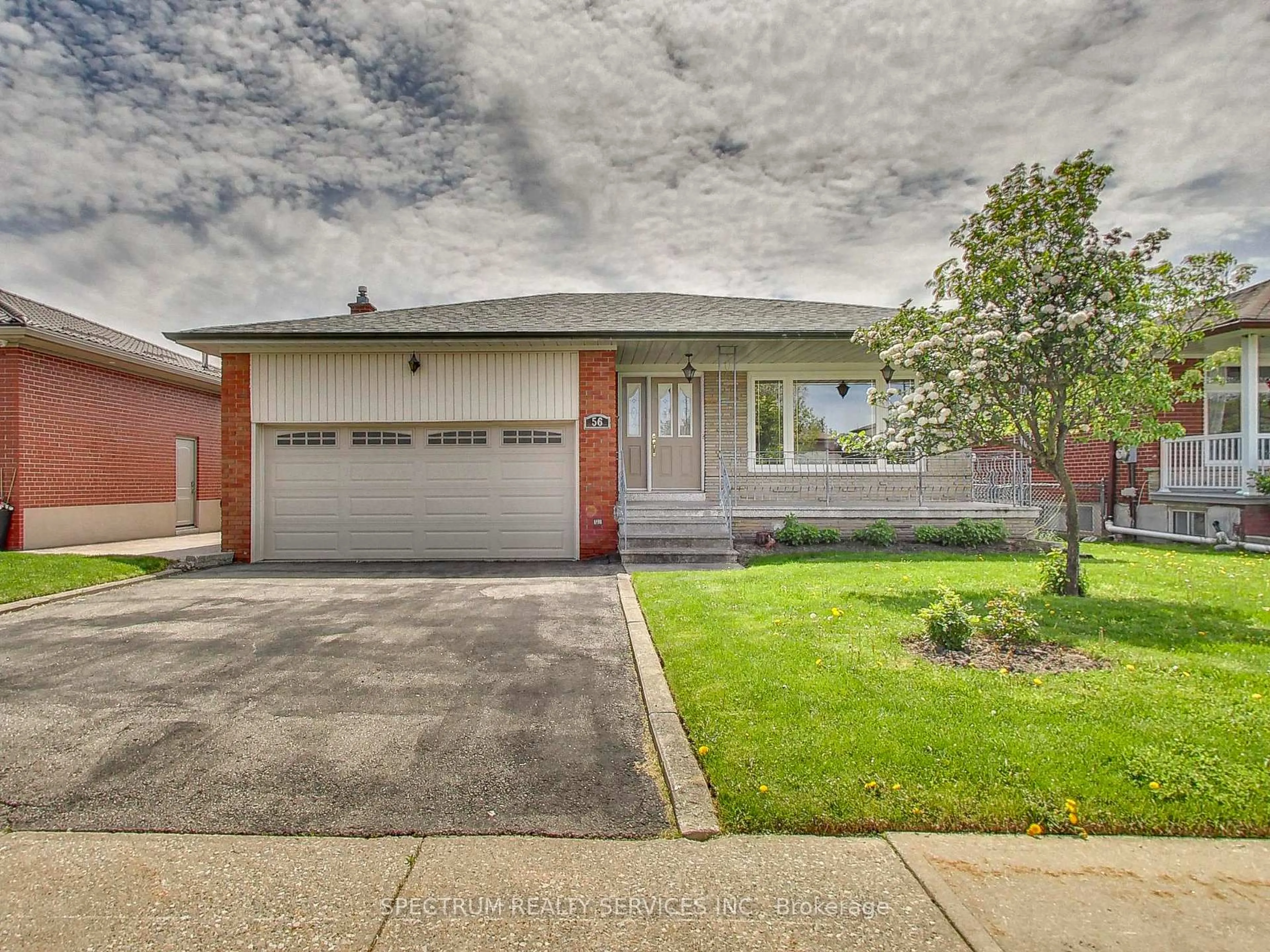 Home with brick exterior material, street for 56 Blacksmith Cres, Toronto Ontario M3N 1V4
