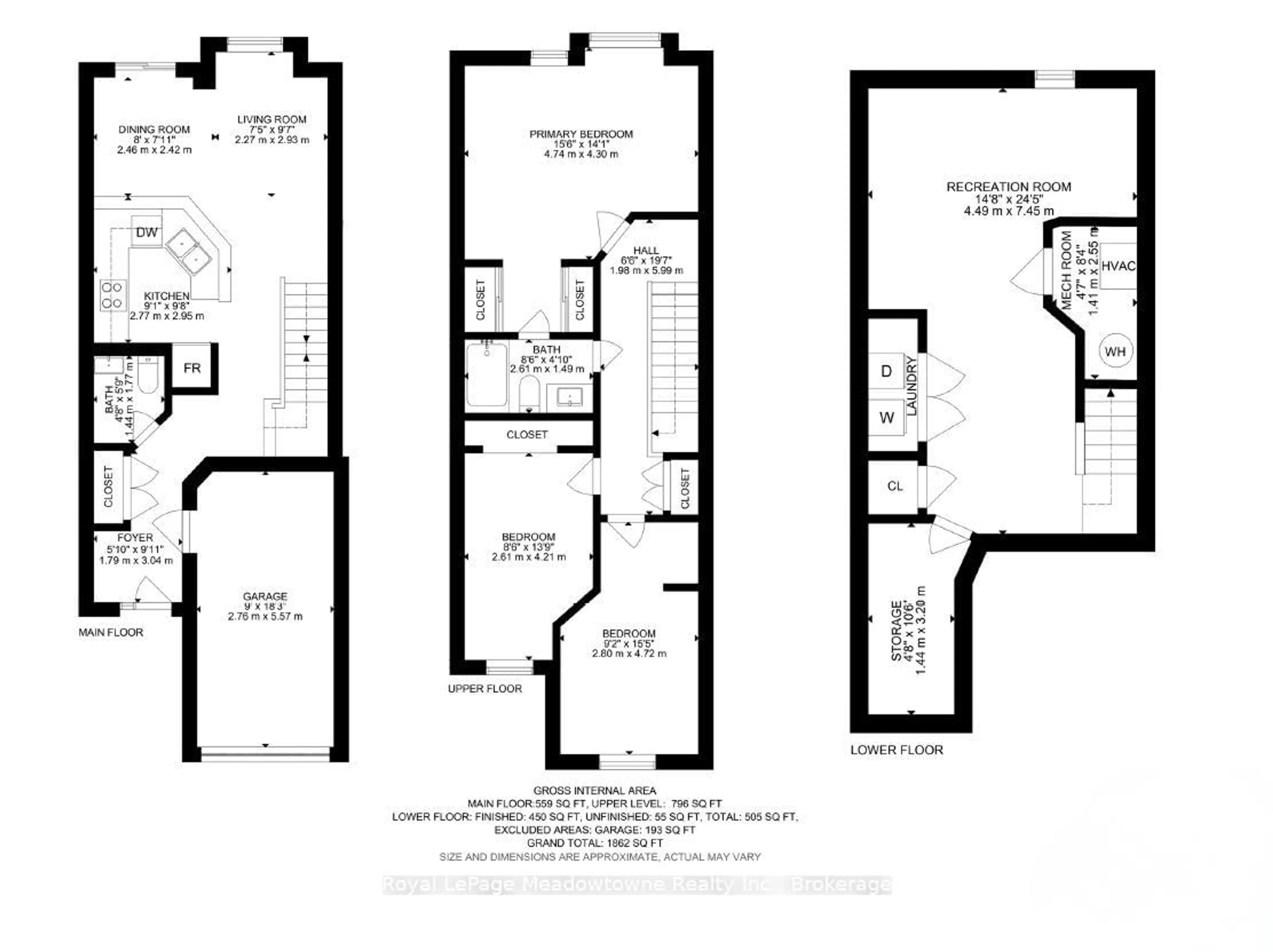 Floor plan for 2960 Headon Forest Dr #40, Burlington Ontario L7M 4G5