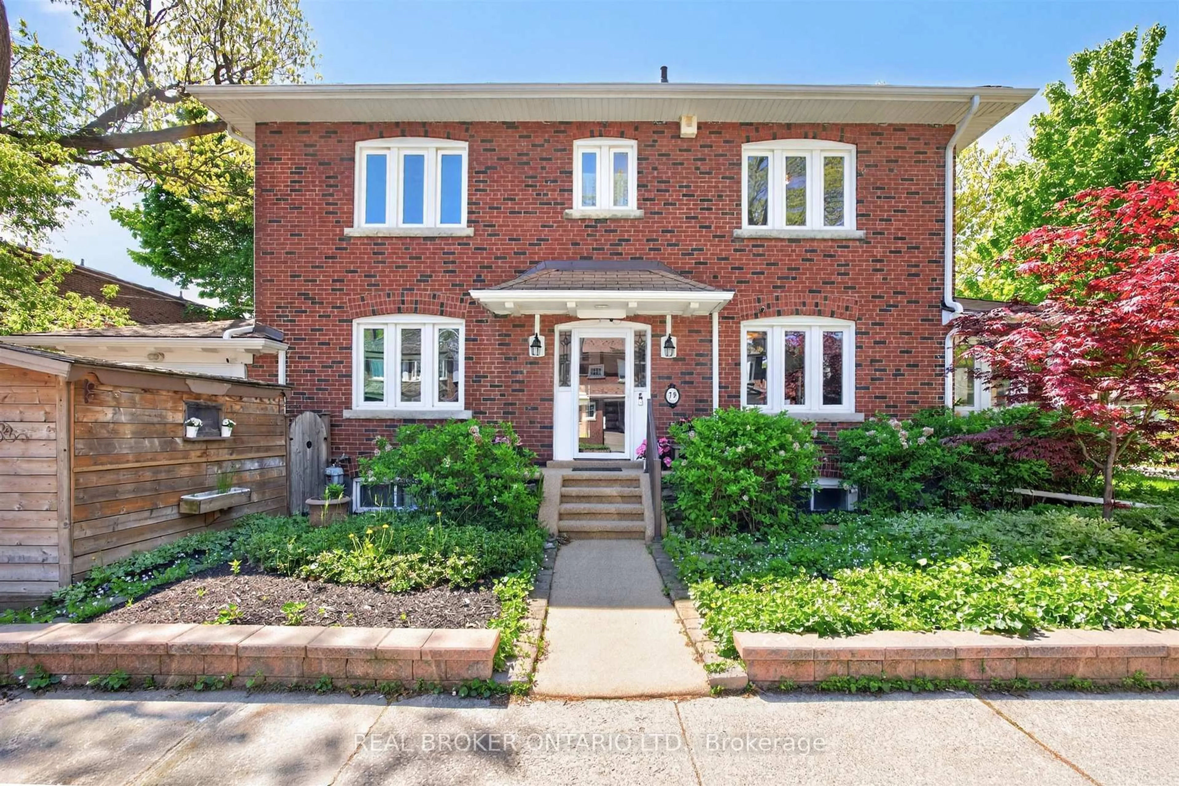 Home with brick exterior material, street for 79 Humber Tr, Toronto Ontario M6S 4C2