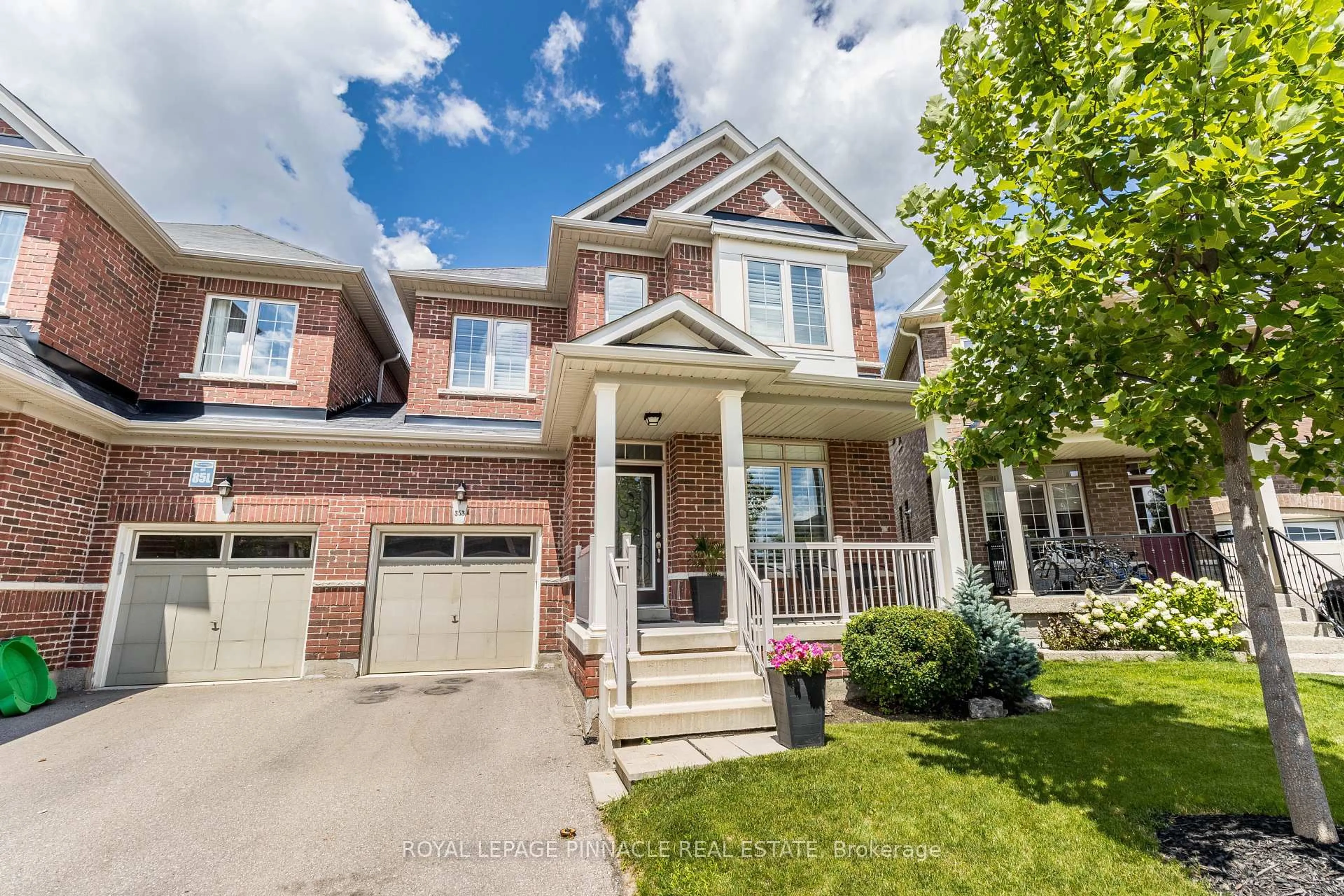 Home with brick exterior material, street for 353 Hincks Dr, Milton Ontario L9T 8T9
