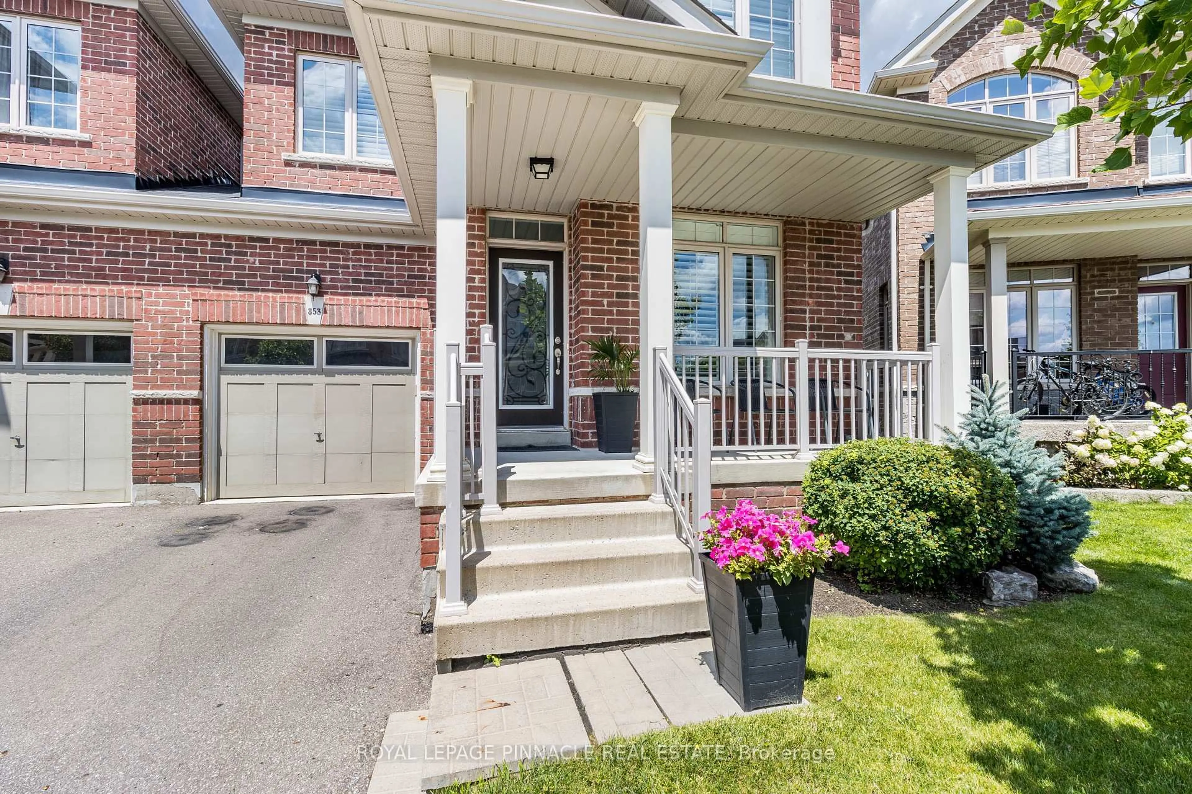 Home with brick exterior material, street for 353 Hincks Dr, Milton Ontario L9T 8T9