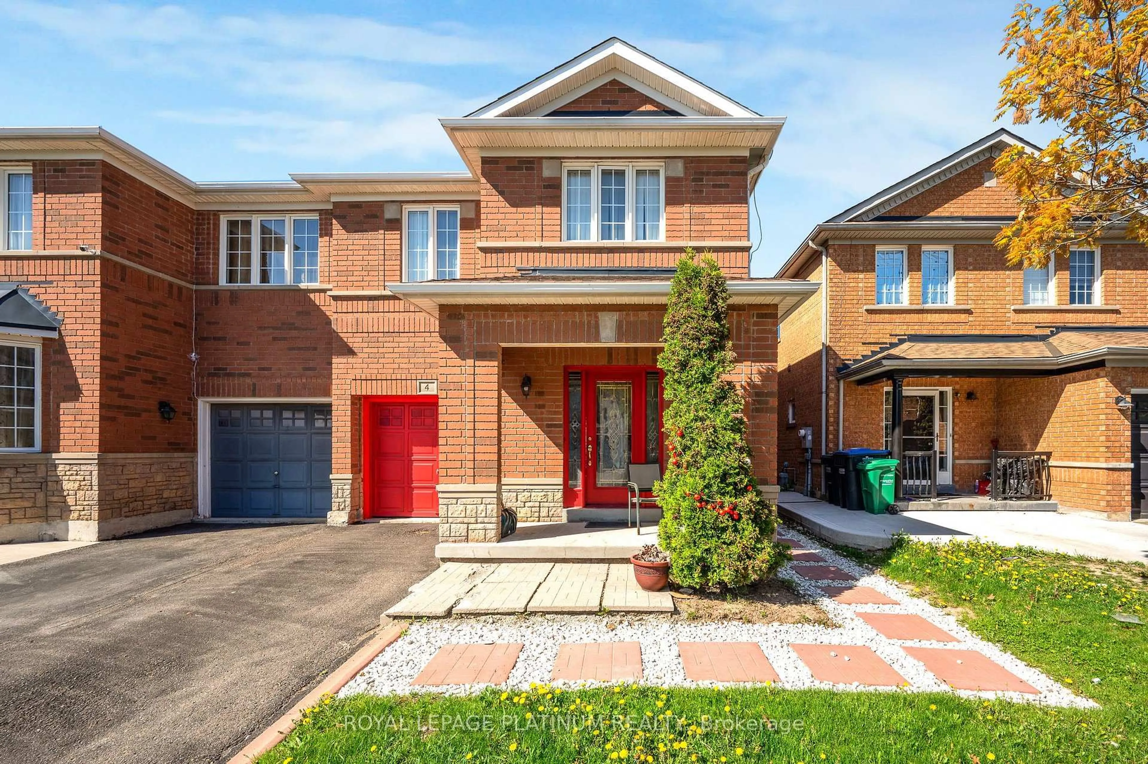 Home with brick exterior material, street for 4 Silver Egret Rd, Brampton Ontario L7A 2Z9