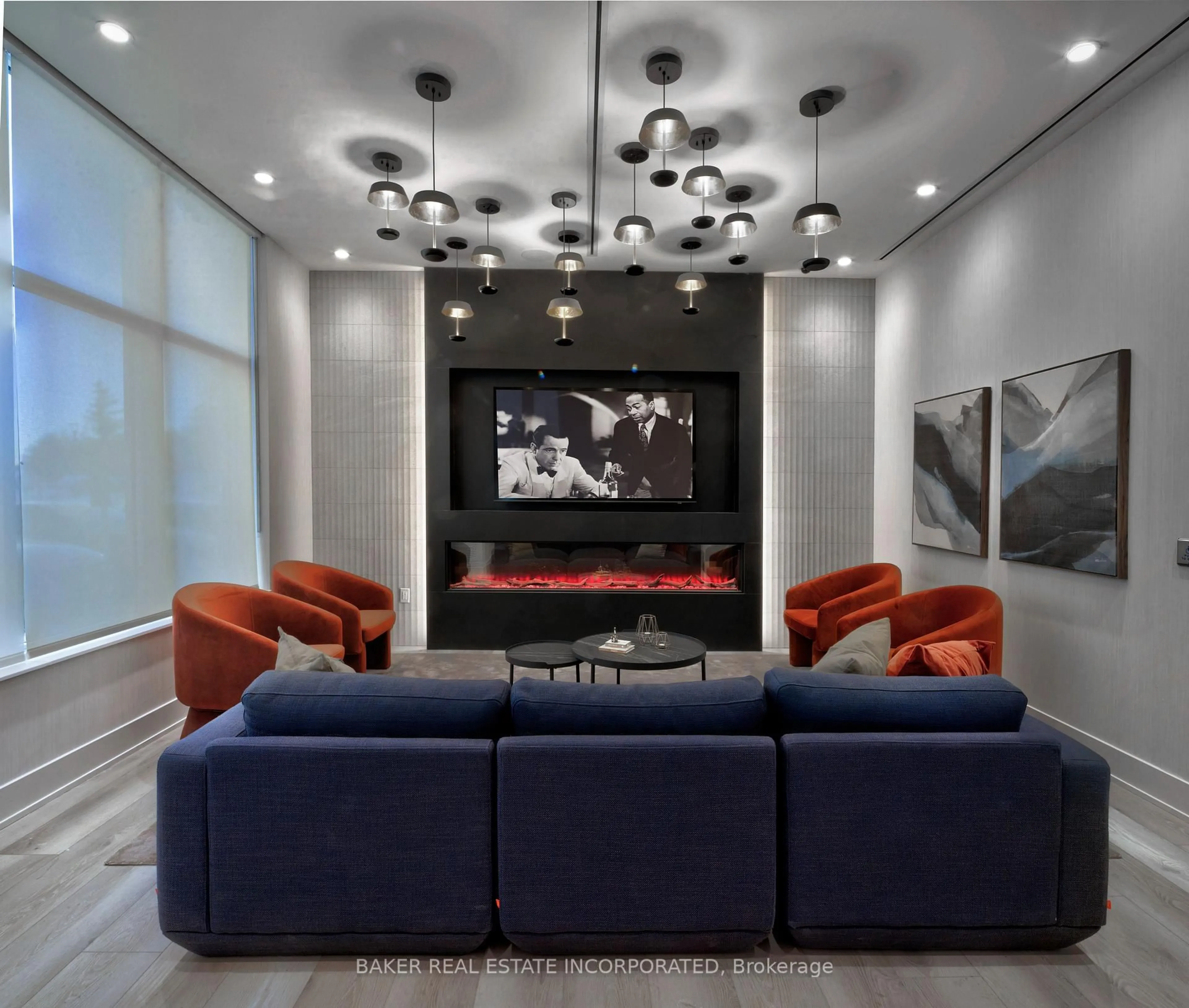 Home theater for 498 Plains Rd #TH08, Burlington Ontario L7T 0C9