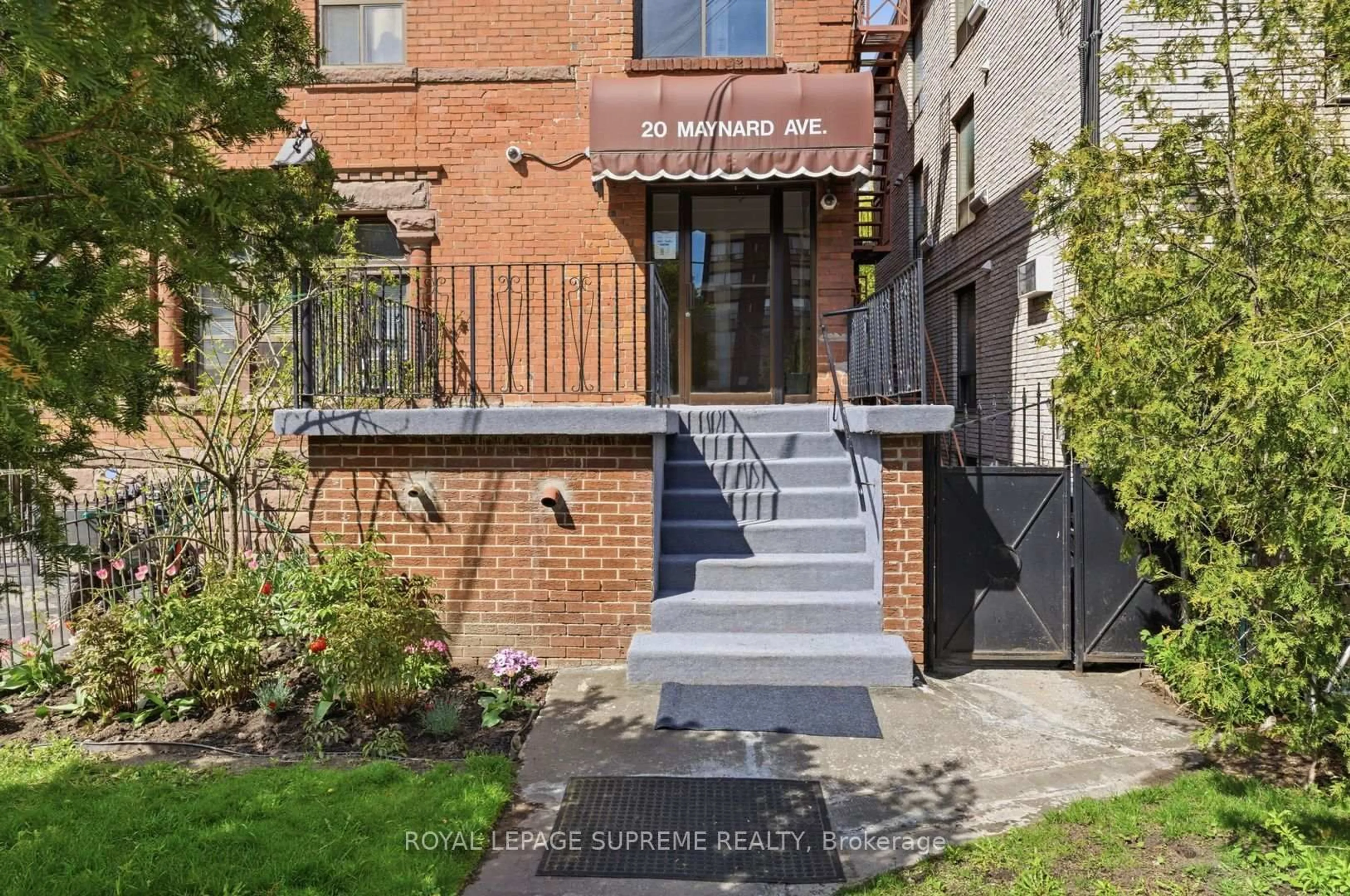Home with brick exterior material, street for 20 Maynard Ave, Toronto Ontario M6K 2Z9