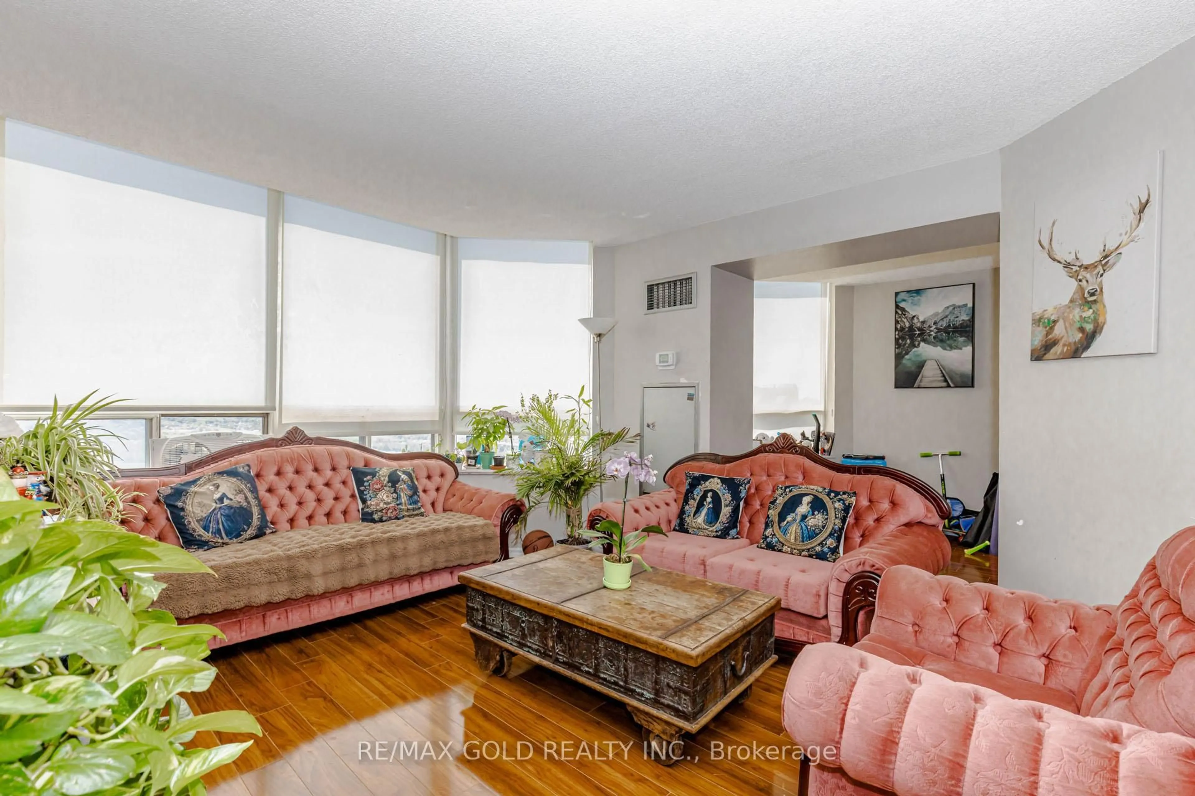 Living room with furniture, unknown for 325 Webb Dr #PH 201, Mississauga Ontario L5B 3Z9