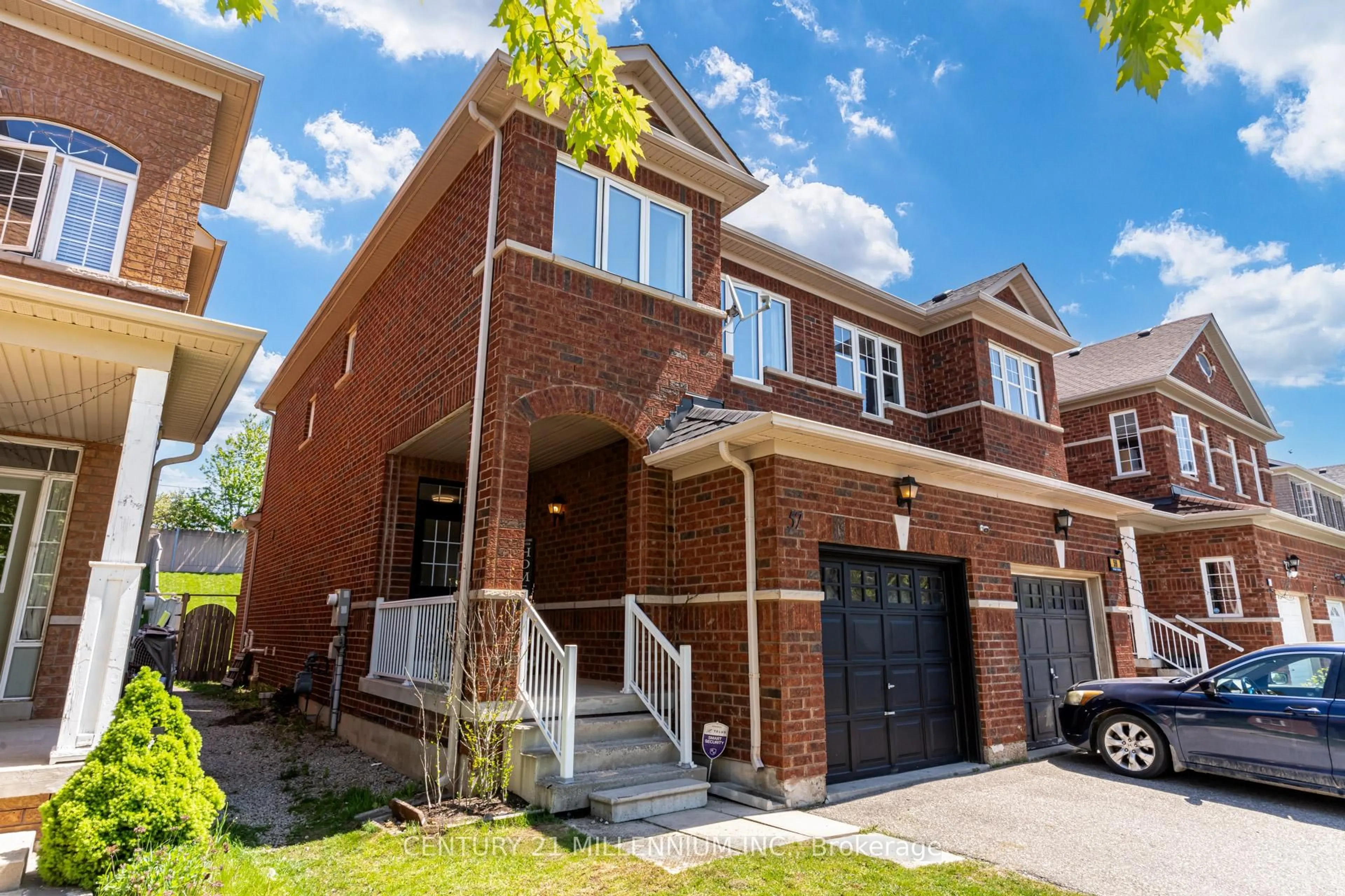 Home with brick exterior material, street for 57 Seahorse Ave, Brampton Ontario L6V 4N7