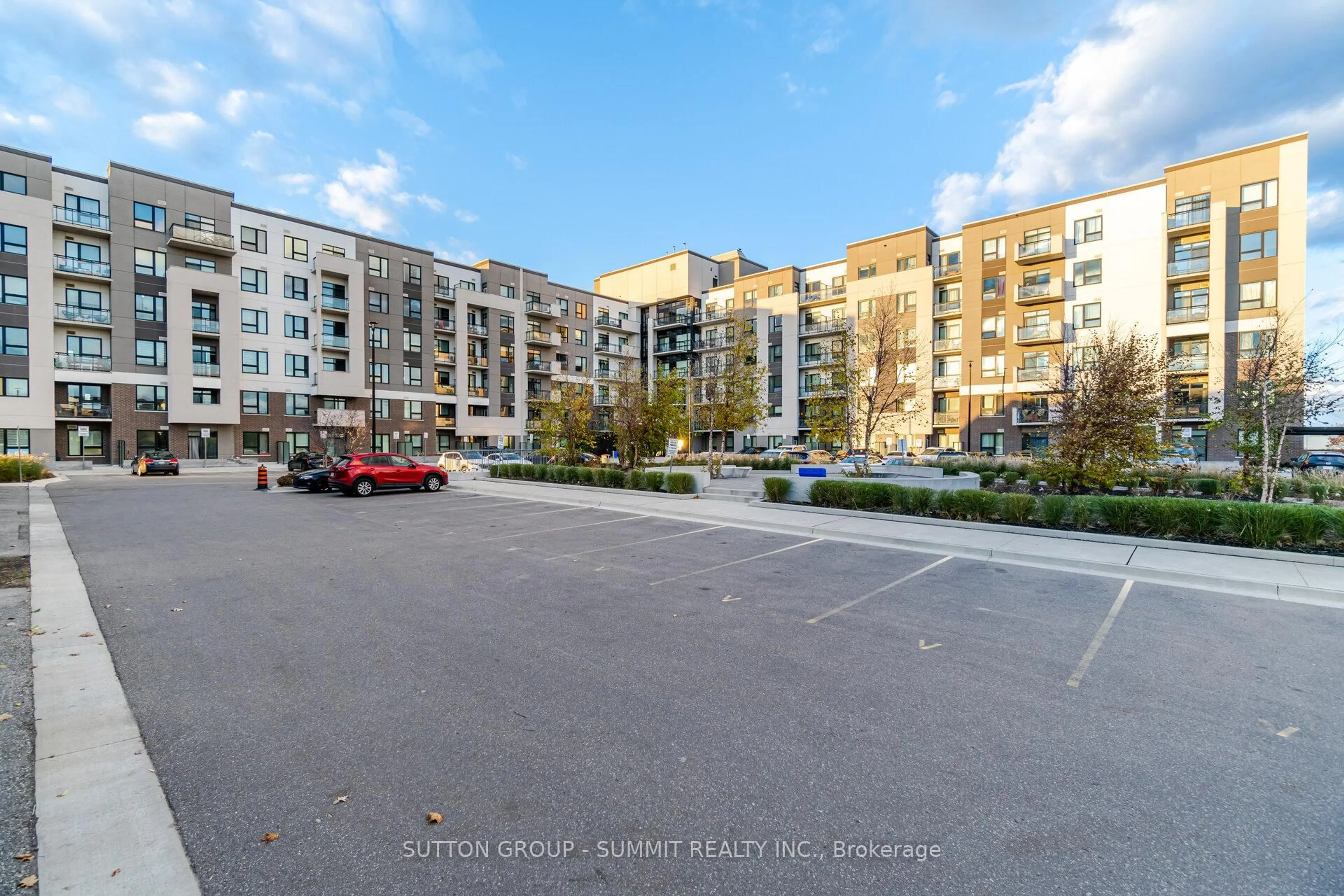 A pic from outside/outdoor area/front of a property/back of a property/a pic from drone, street for 1105 Leger Way #410, Milton Ontario L9E 1K7