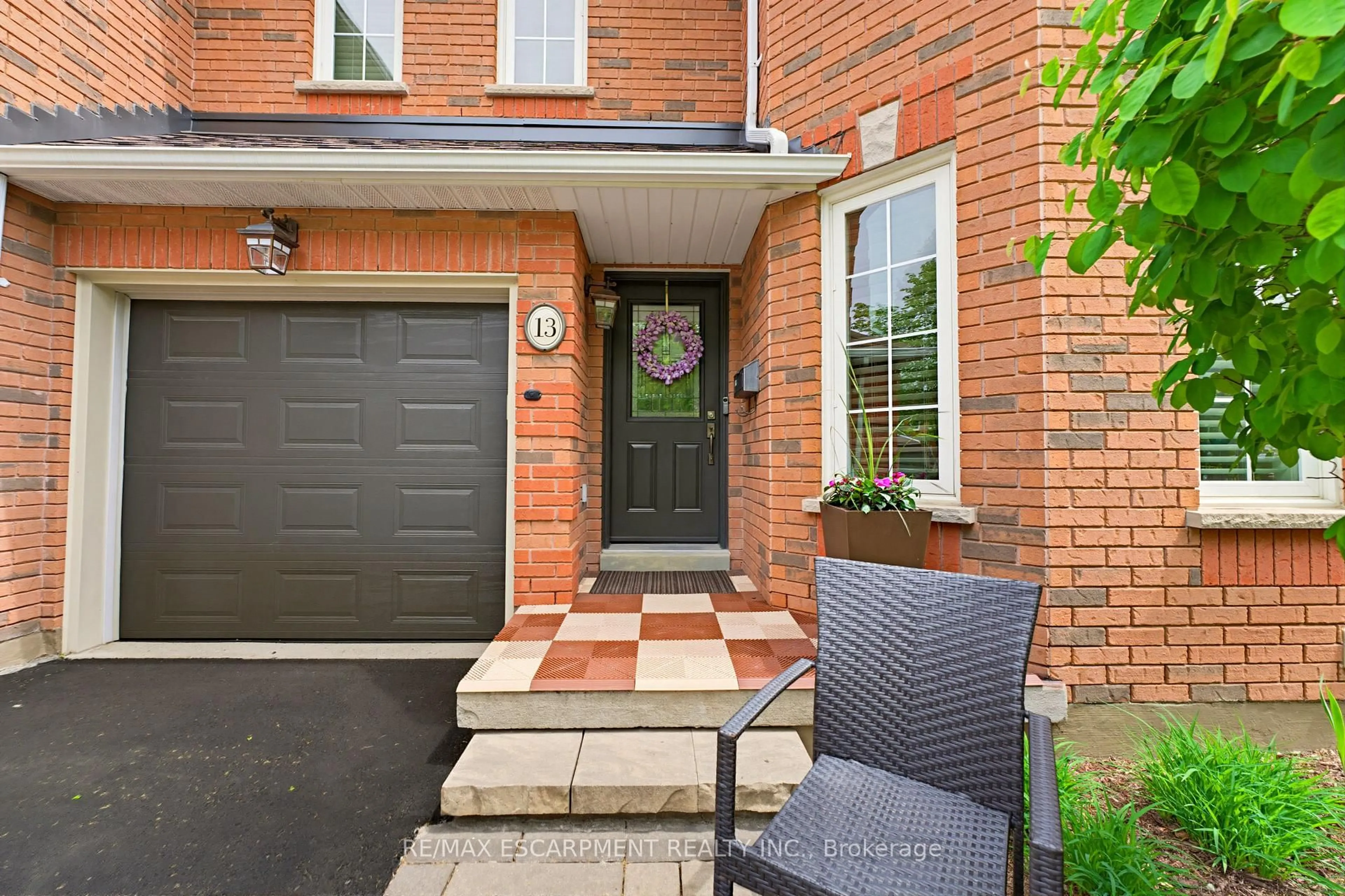 Home with brick exterior material, street for 1735 The Collegeway #13, Mississauga Ontario L5L 3S7