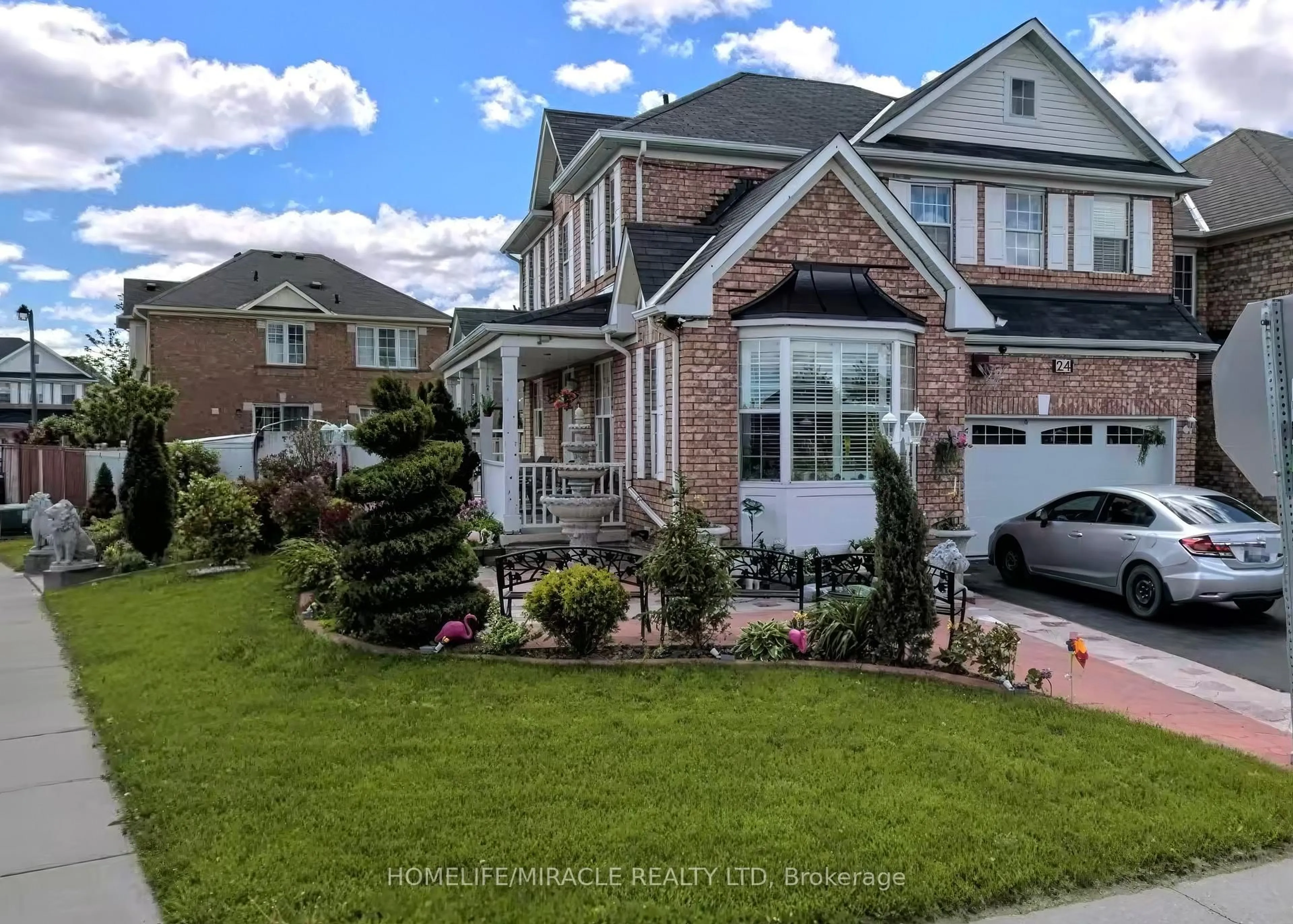 Home with brick exterior material, street for 24 Eastway St, Brampton Ontario L6S 0A4