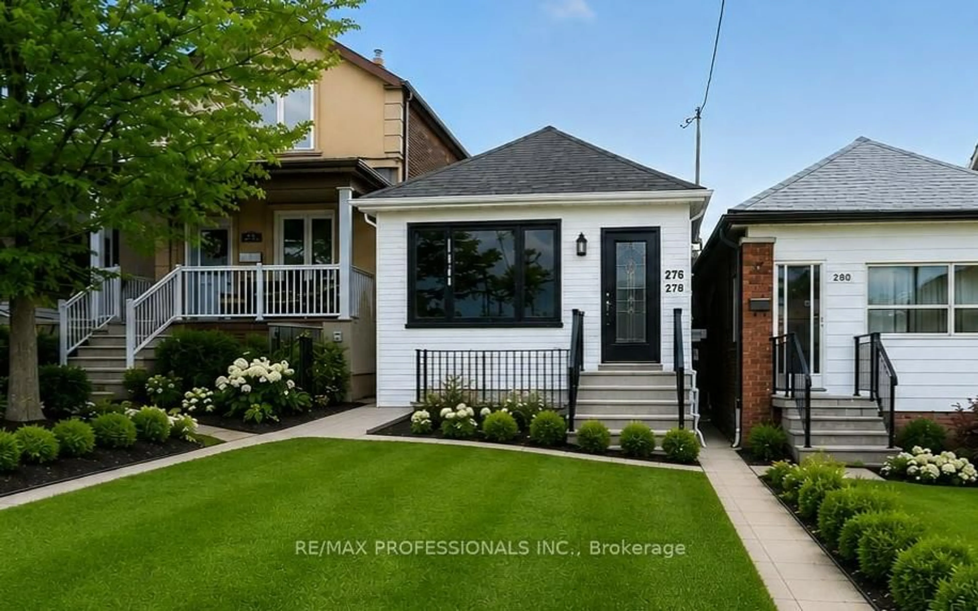 Home with brick exterior material, street for 278 Caledonia Rd, Toronto Ontario M6E 4T3