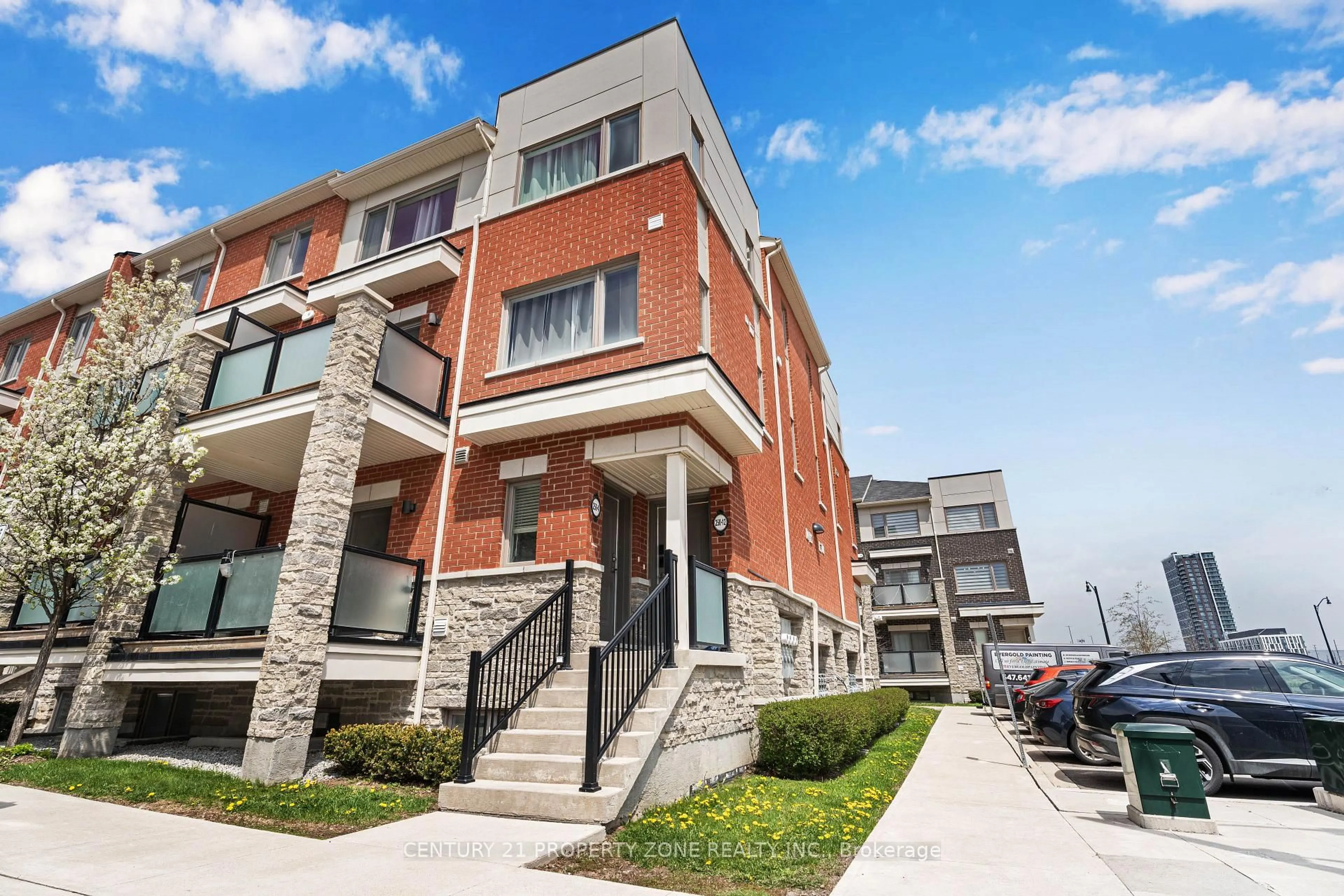 Home with brick exterior material, street for 250 Lagerfeld Dr #4, Brampton Ontario L7A 5G9