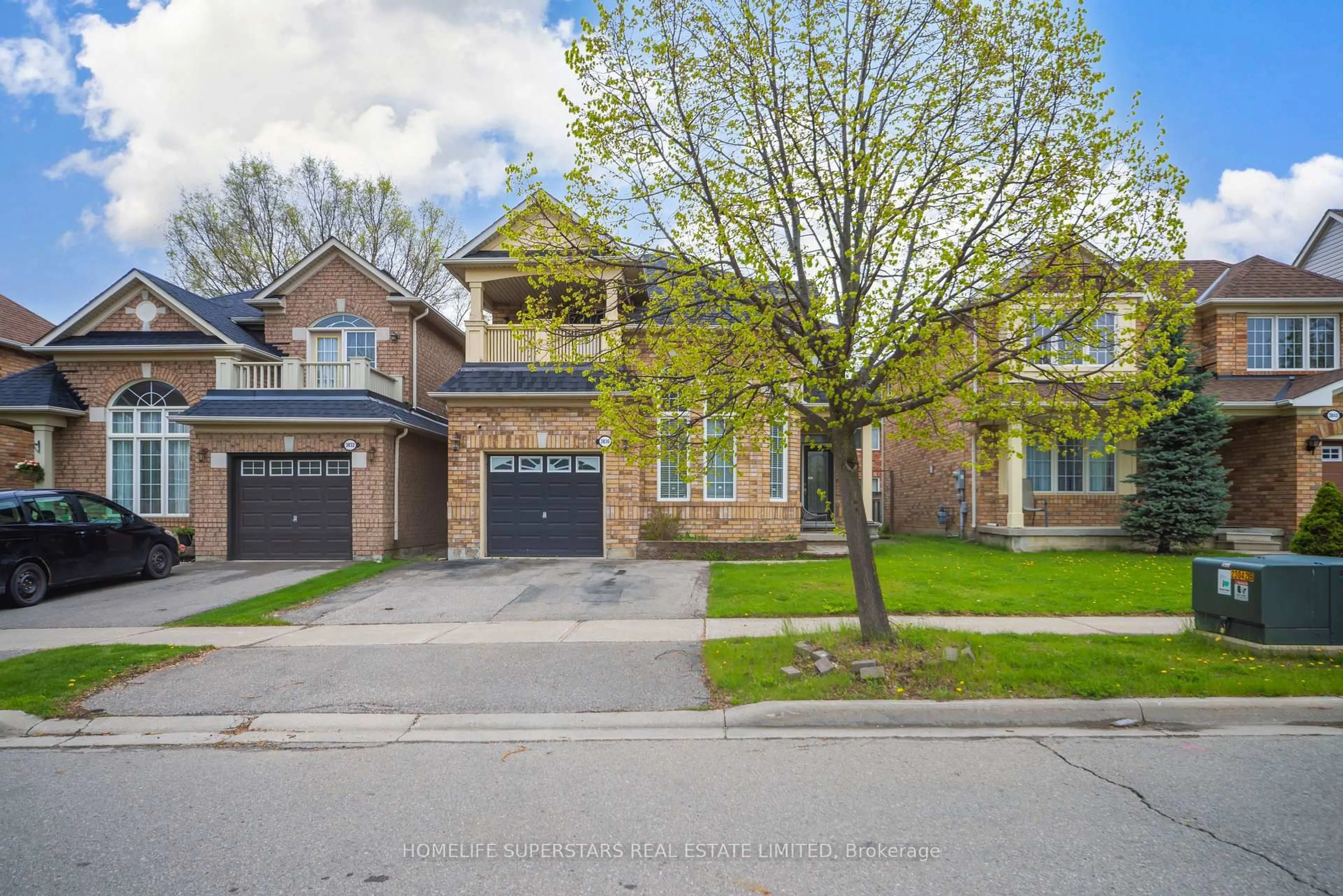 Home with brick exterior material, street for 3836 Baycroft Dr, Mississauga Ontario L5N 8J5