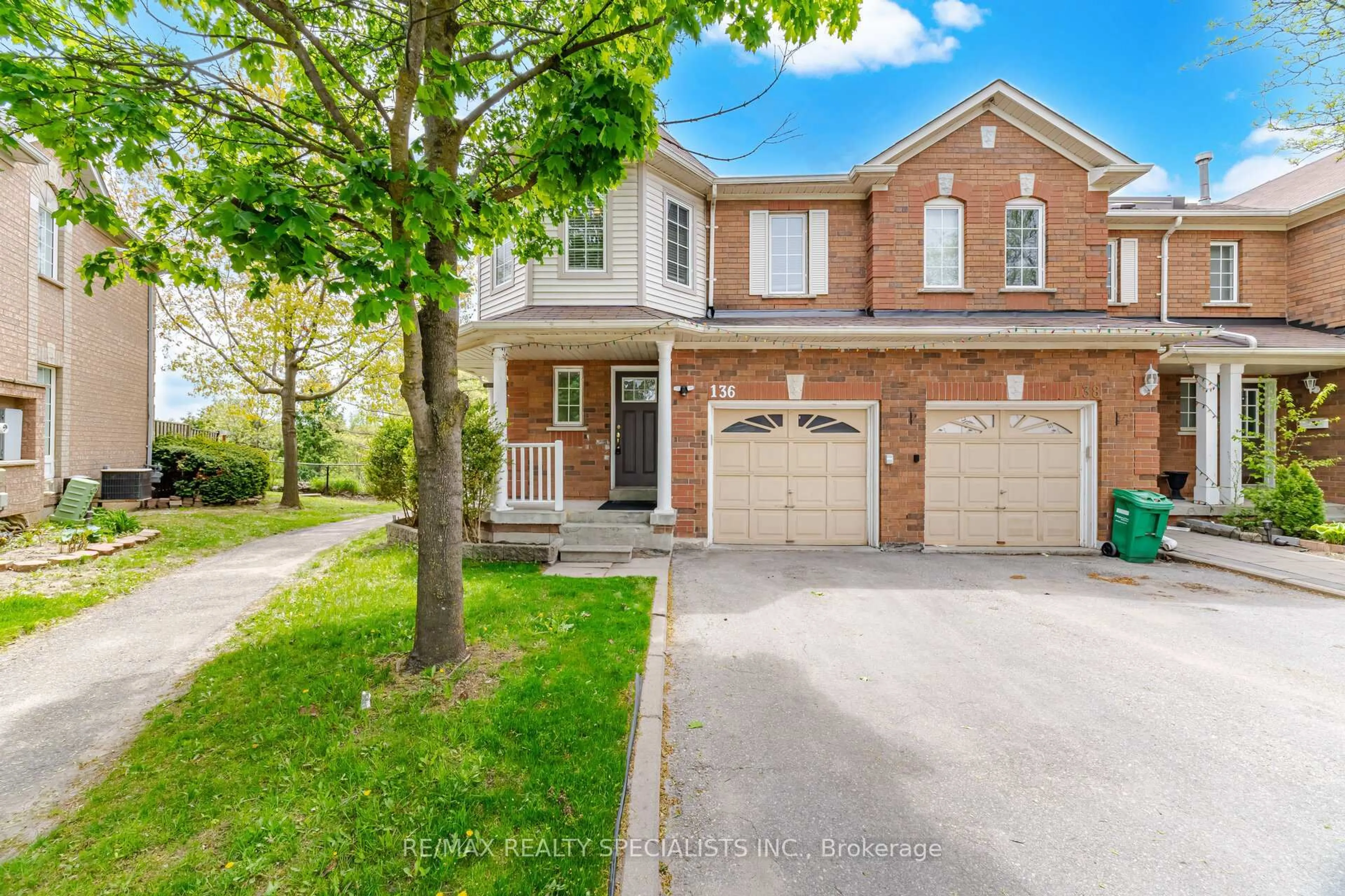 Home with brick exterior material, street for 9800 Mclaughlin Rd #136, Brampton Ontario L6X 4R1