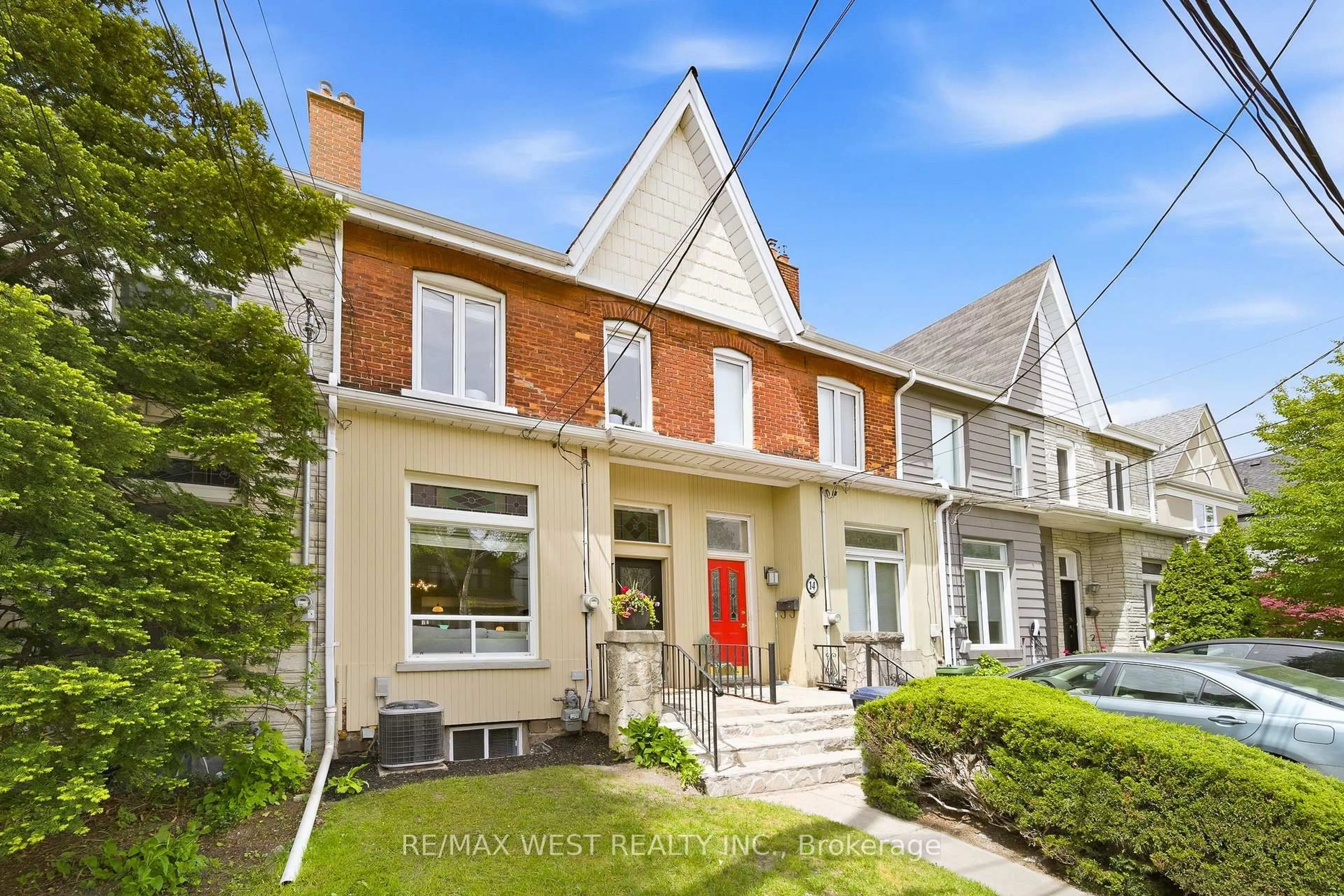 Home with brick exterior material, street for 12 Kennedy Ave, Toronto Ontario M6S 2X5