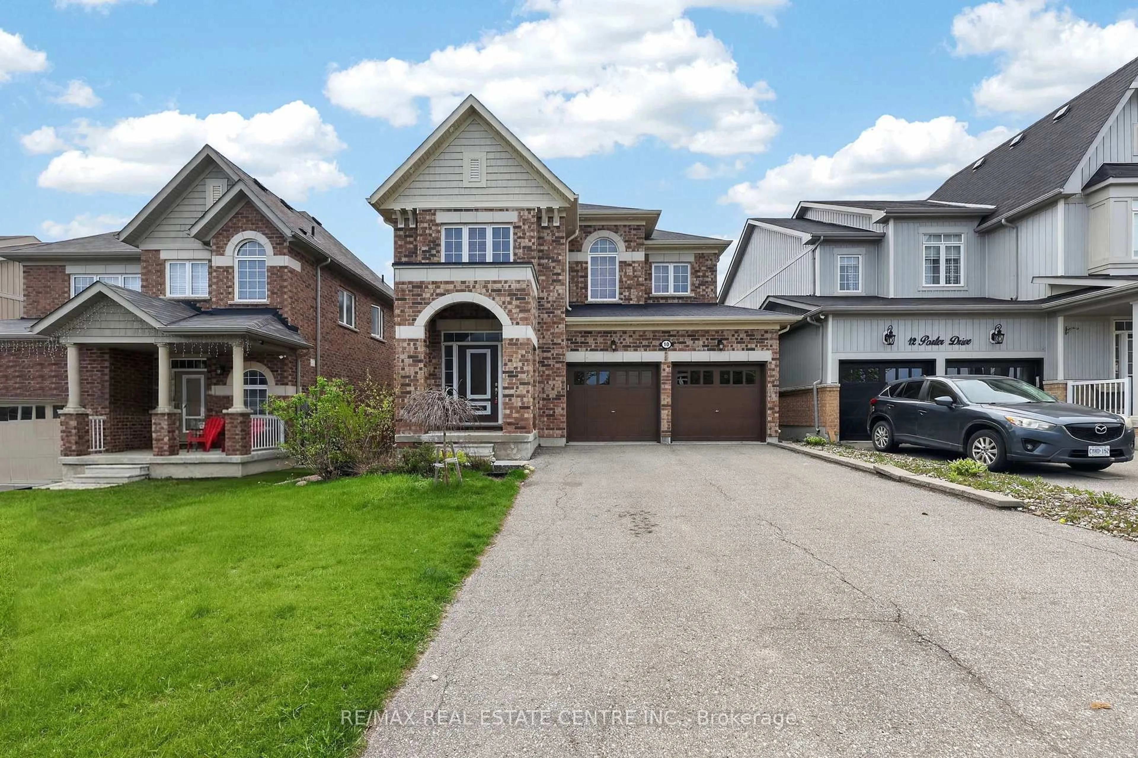 Home with brick exterior material, street for 10 Porter Dr, Orangeville Ontario L9W 6Z4
