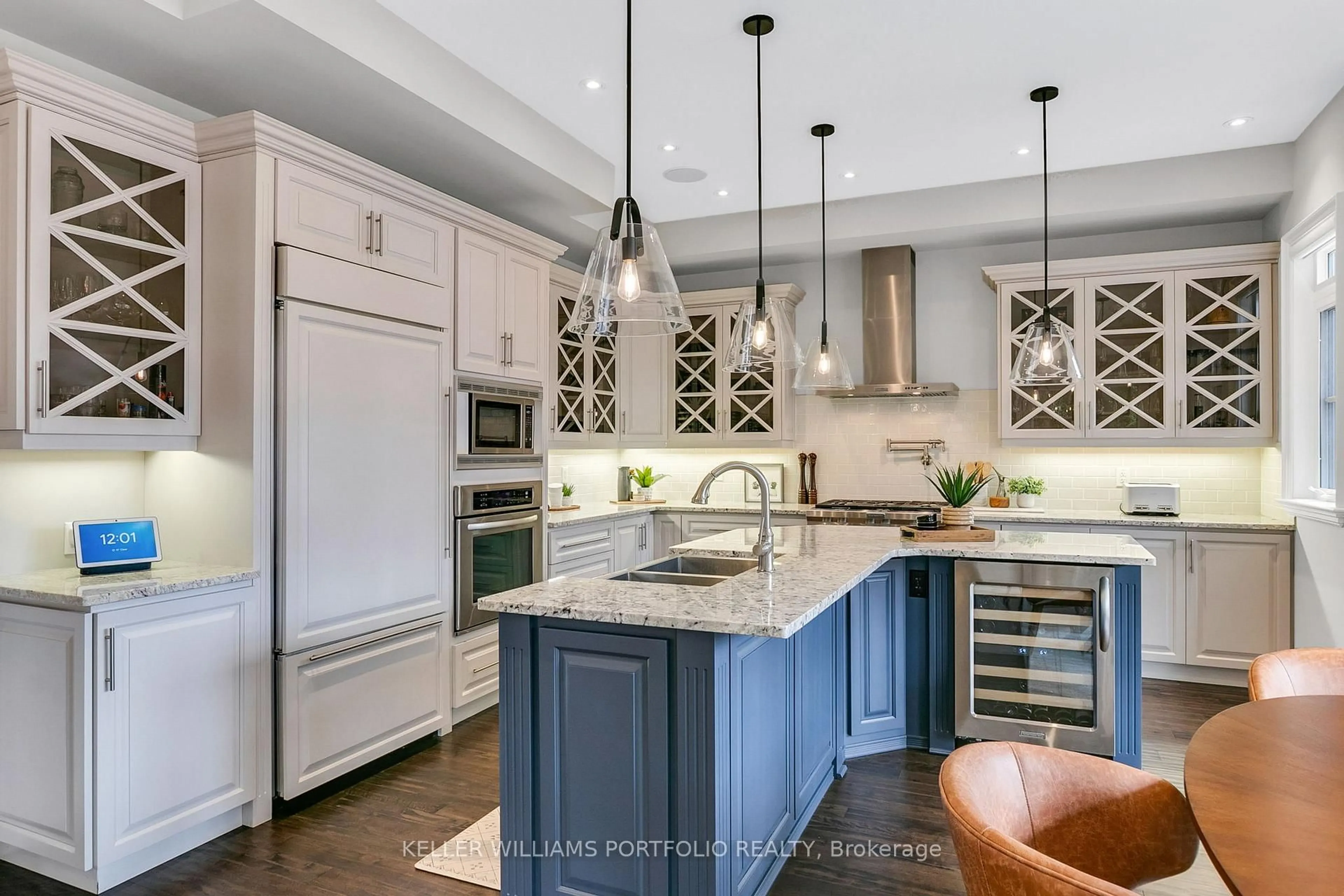 Contemporary kitchen, ceramic/tile floor for 25 Prennan Ave, Toronto Ontario M9B 4B7