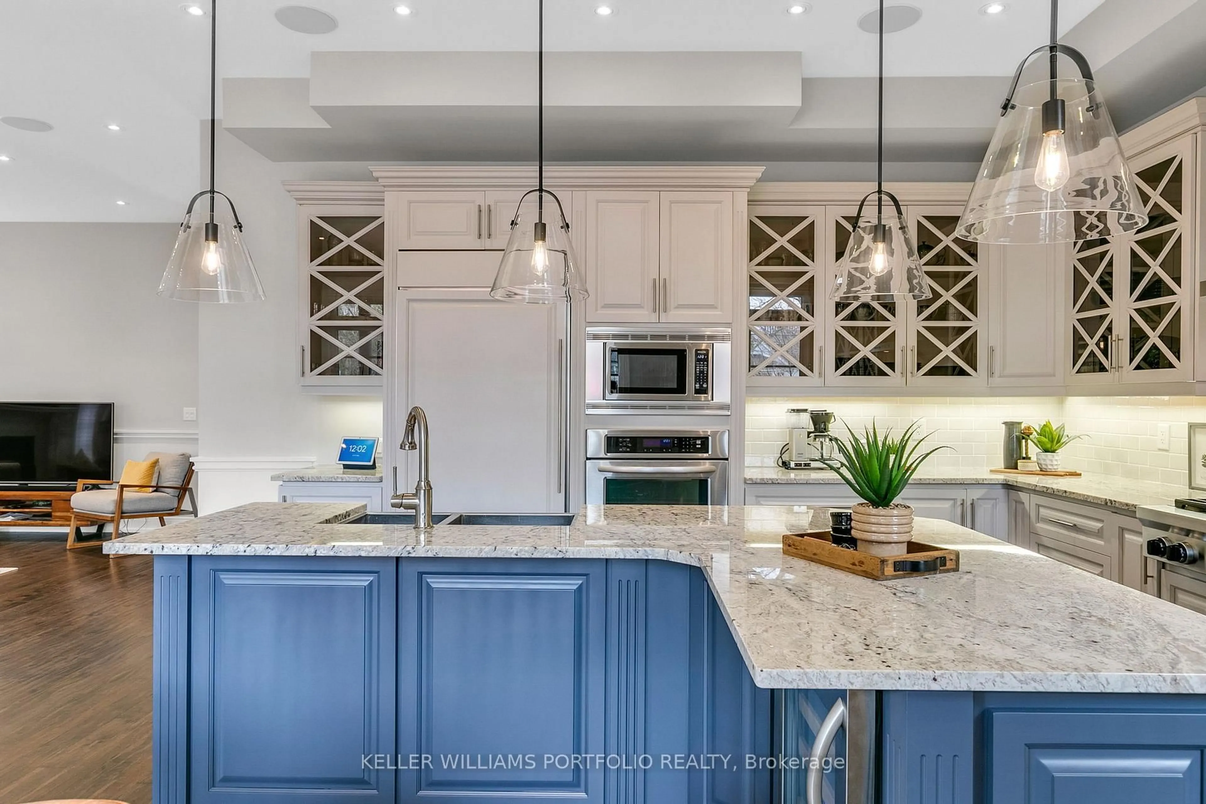 Contemporary kitchen, ceramic/tile floor for 25 Prennan Ave, Toronto Ontario M9B 4B7