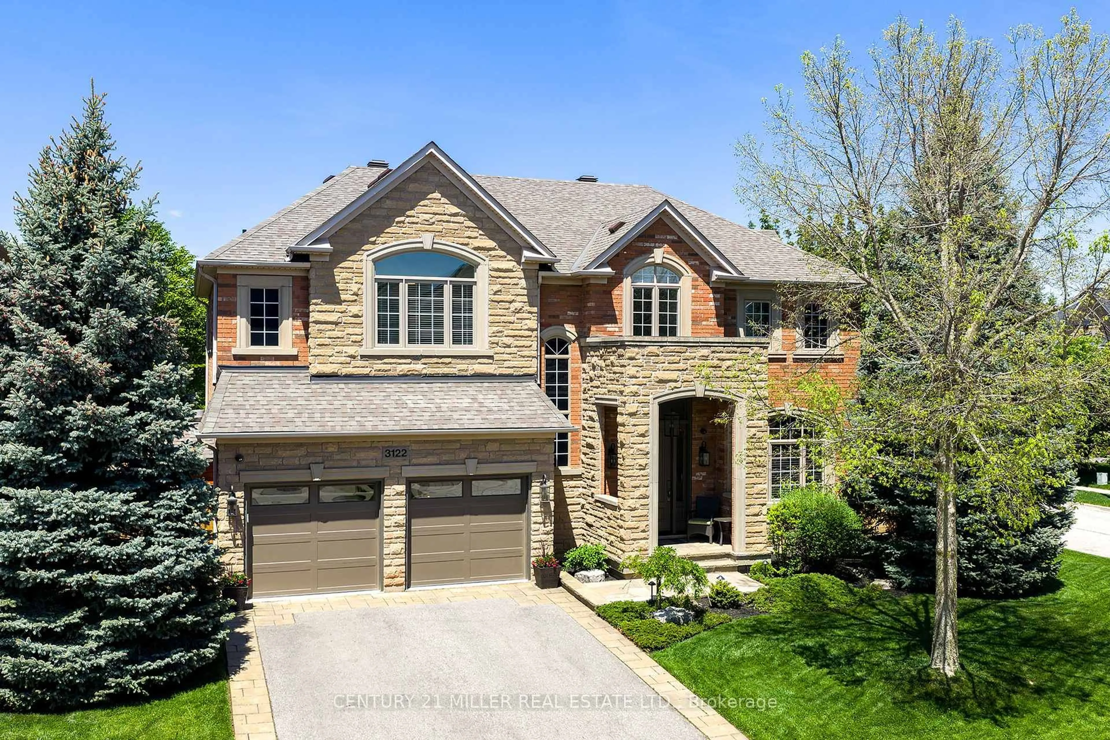 Home with brick exterior material, street for 3122 Saddleworth Cres, Oakville Ontario L6M 0A8