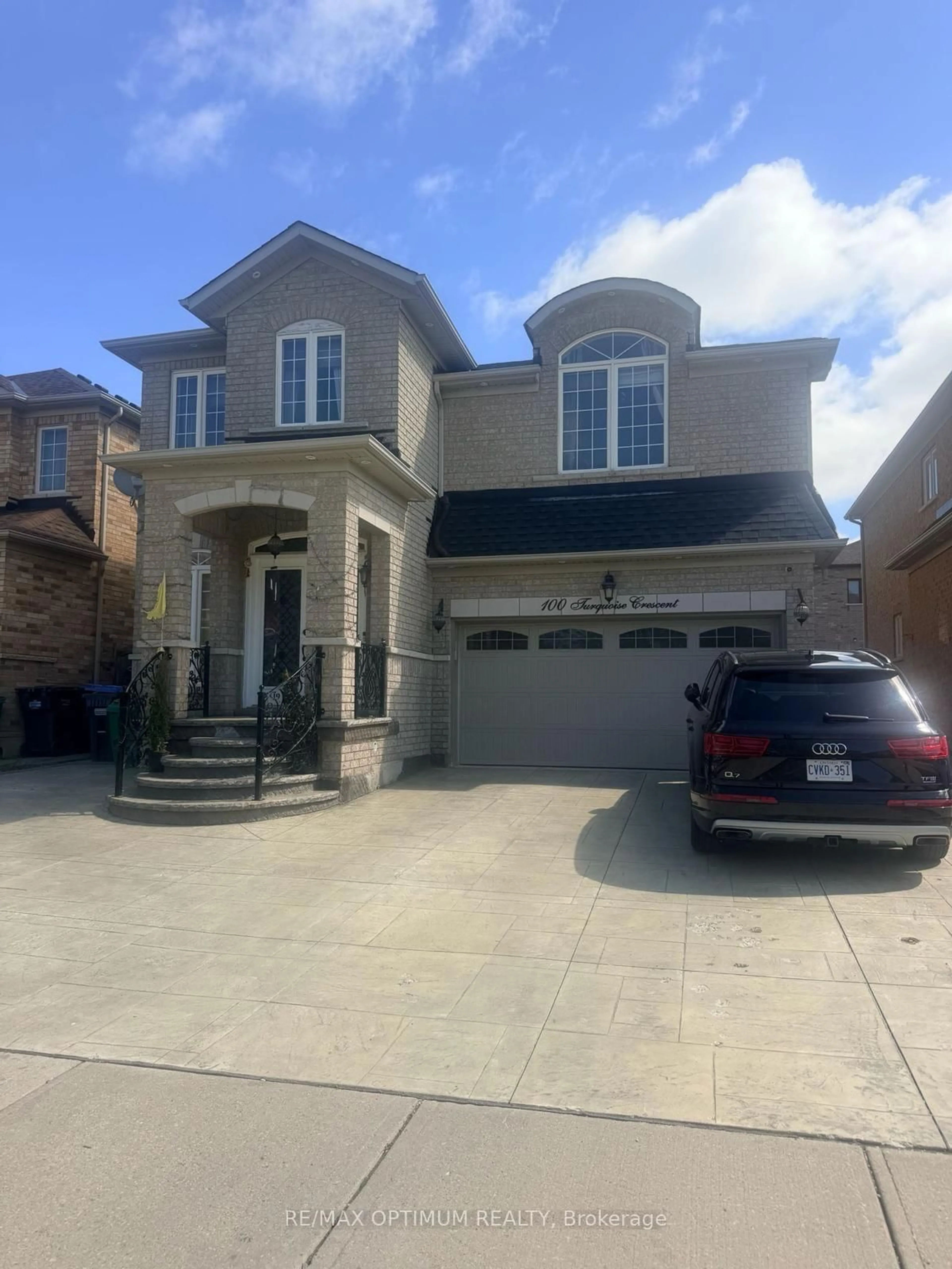 Home with brick exterior material, street for 100 Turquoise Cres, Brampton Ontario L6P 0Z8
