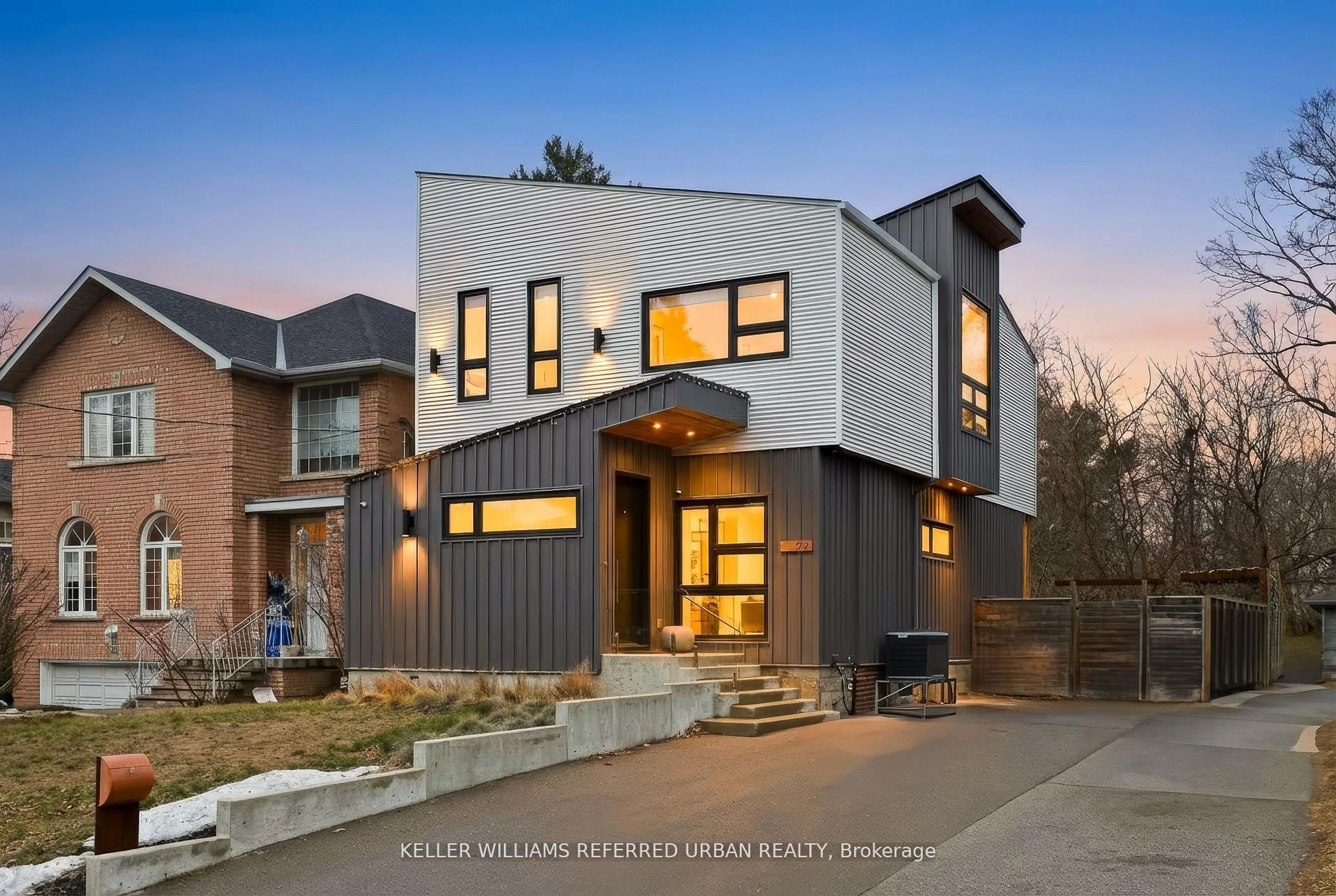 Home with brick exterior material, street for 22 Daniels St, Toronto Ontario M8Y 1L8