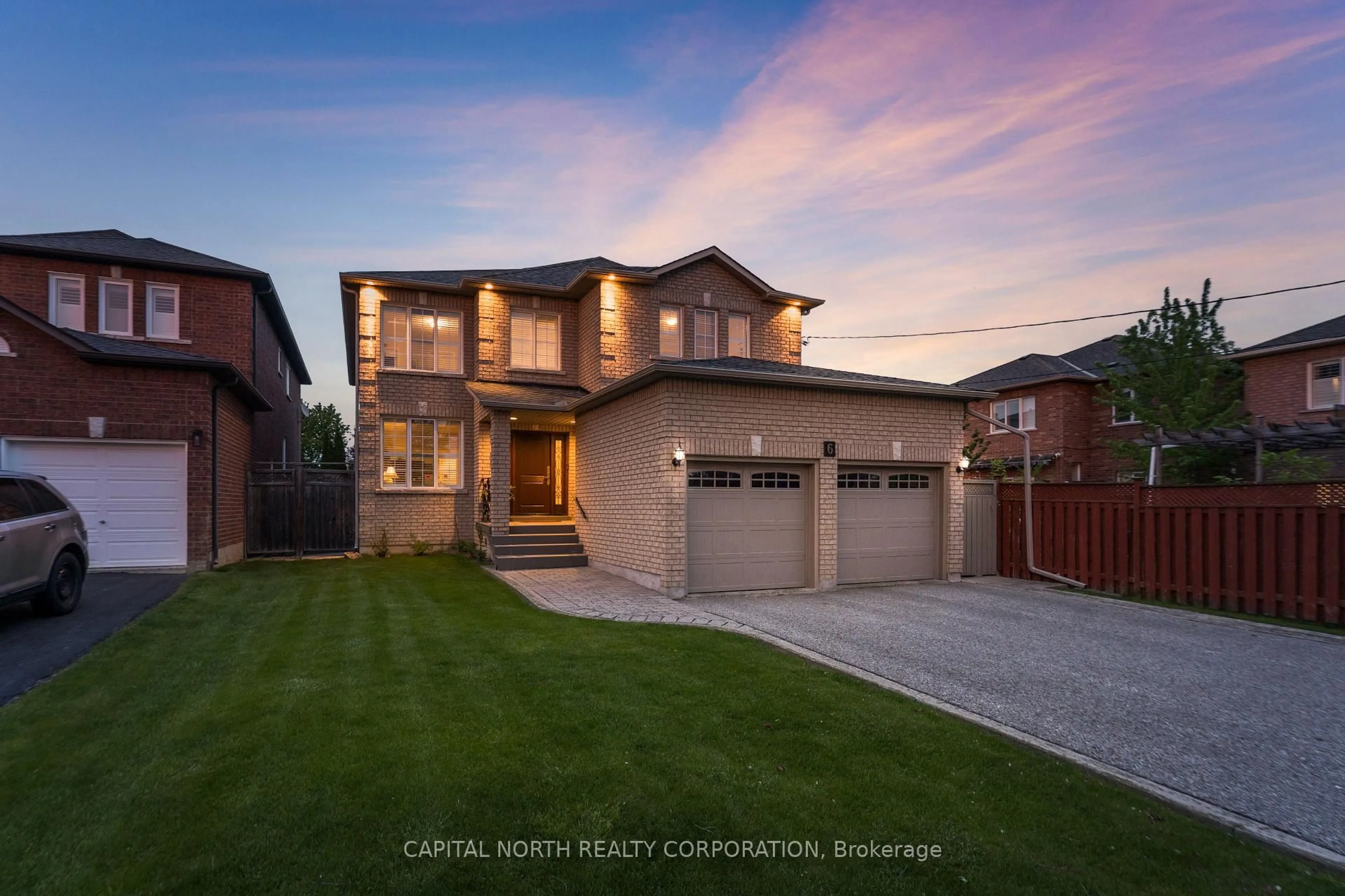Home with brick exterior material, street for 6 Veerland Dr, Toronto Ontario M6L 1R9