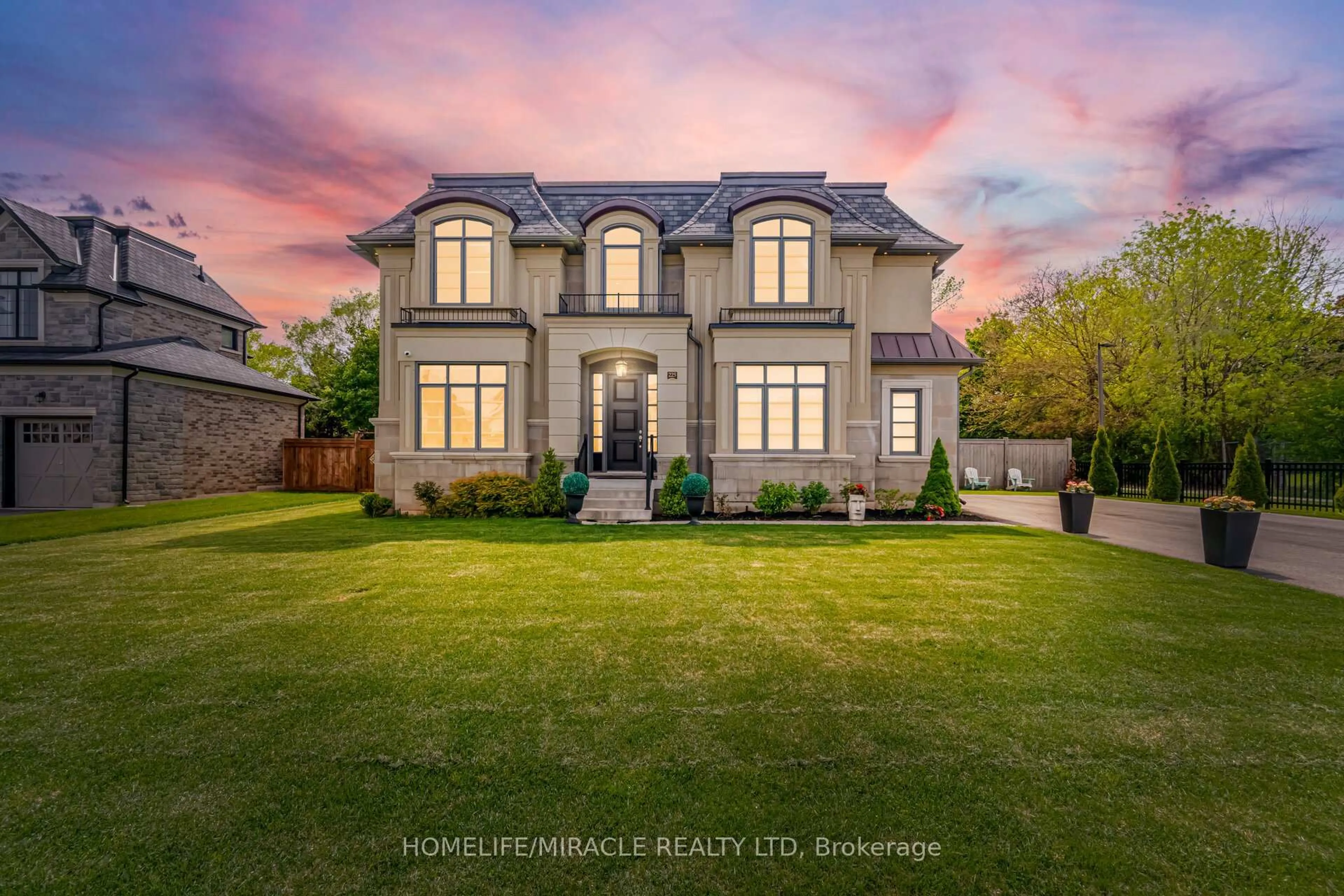 Home with brick exterior material, street for 225 Prince George Cres, Oakville Ontario L6L 6P2