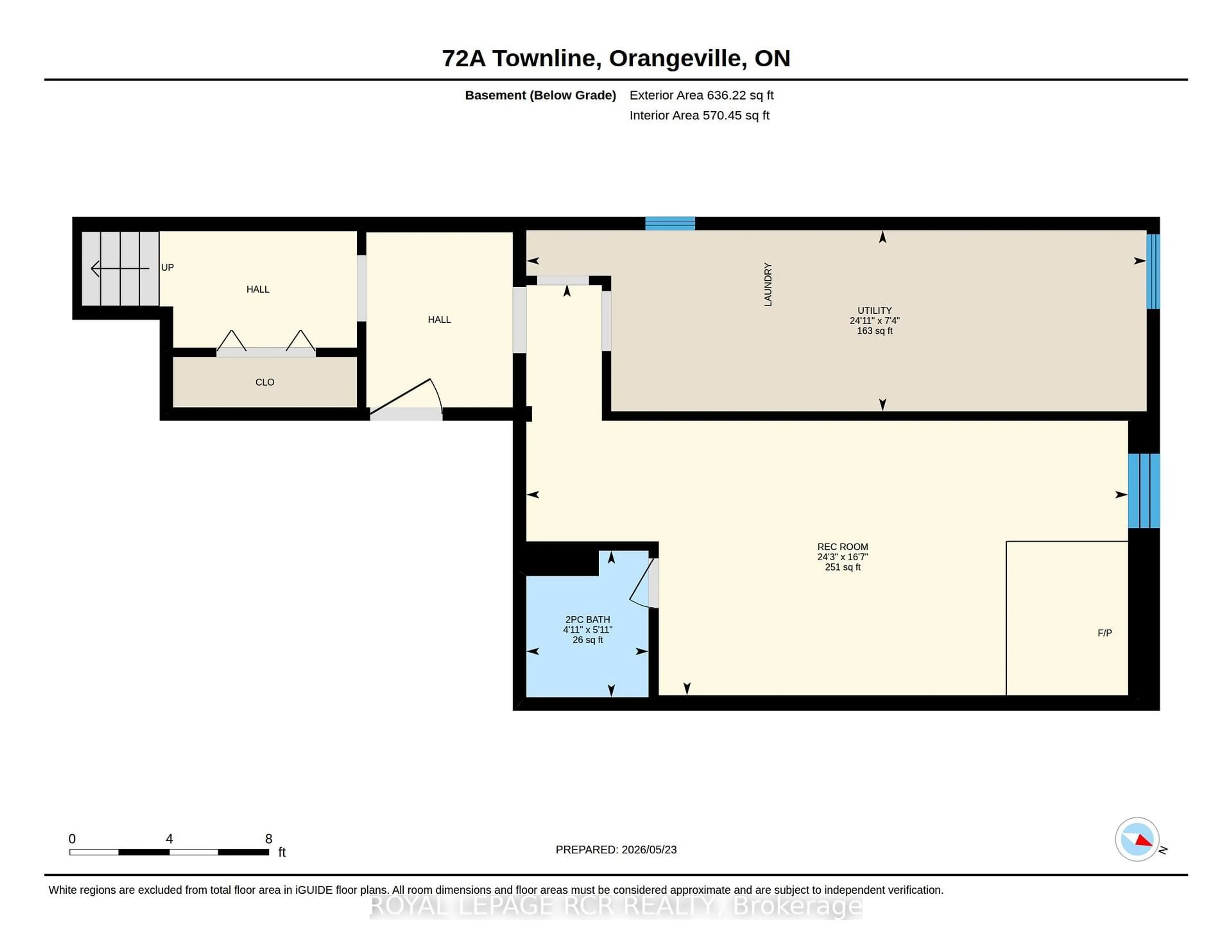 Floor plan for 72A Town Line, Orangeville Ontario L9W 1V6