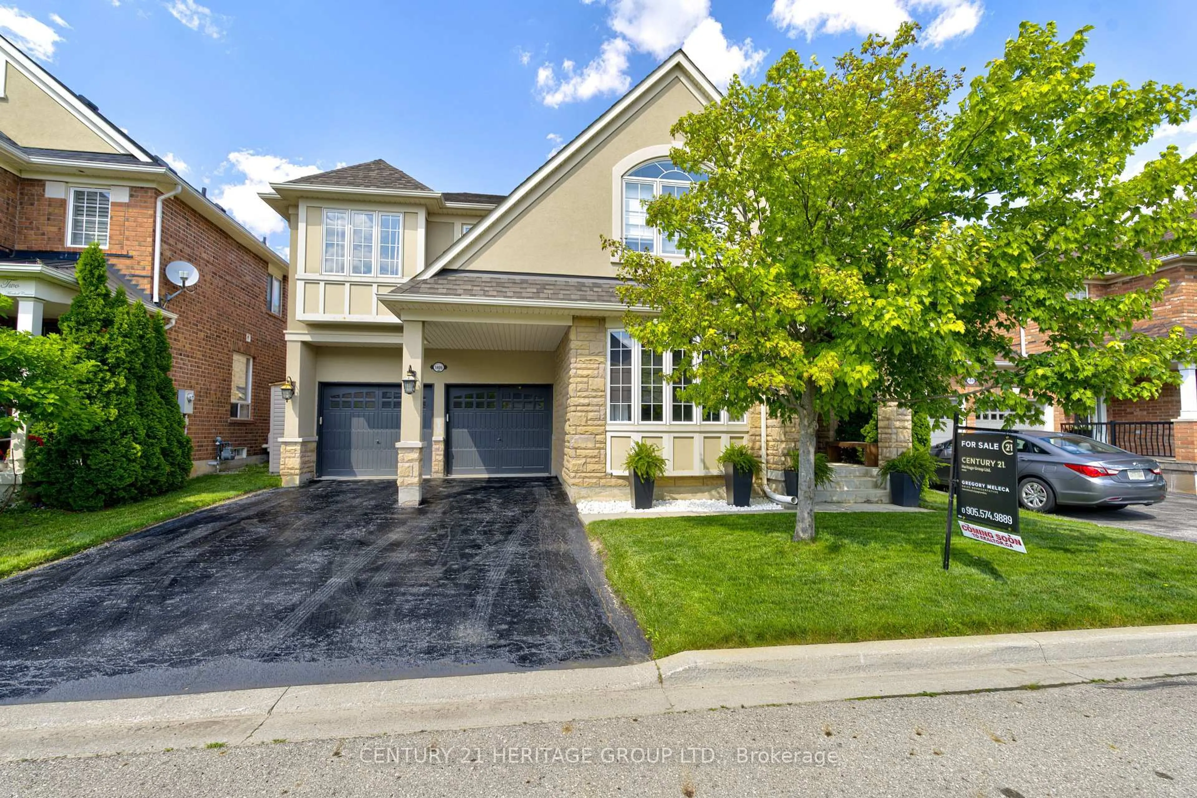 Home with brick exterior material, street for 1406 Marshall Cres, Milton Ontario L9T 6T9
