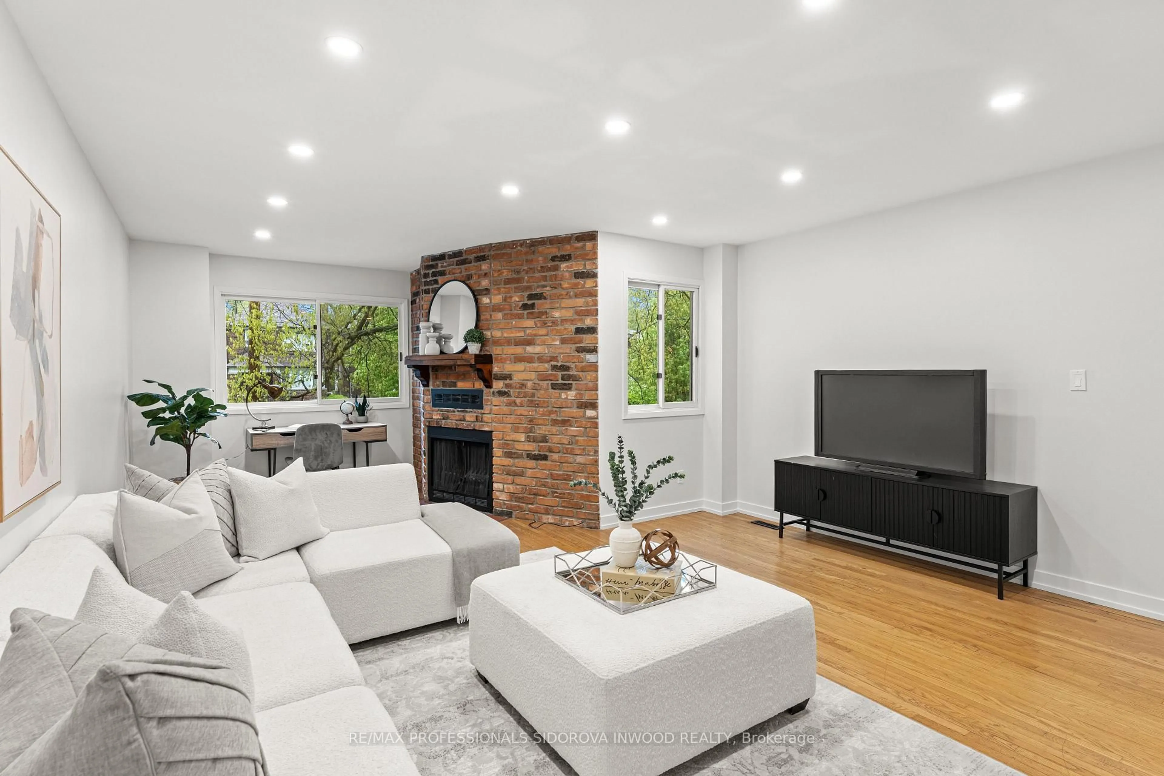 Living room with furniture, unknown for 3 Laws St, Toronto Ontario M6P 2Y8
