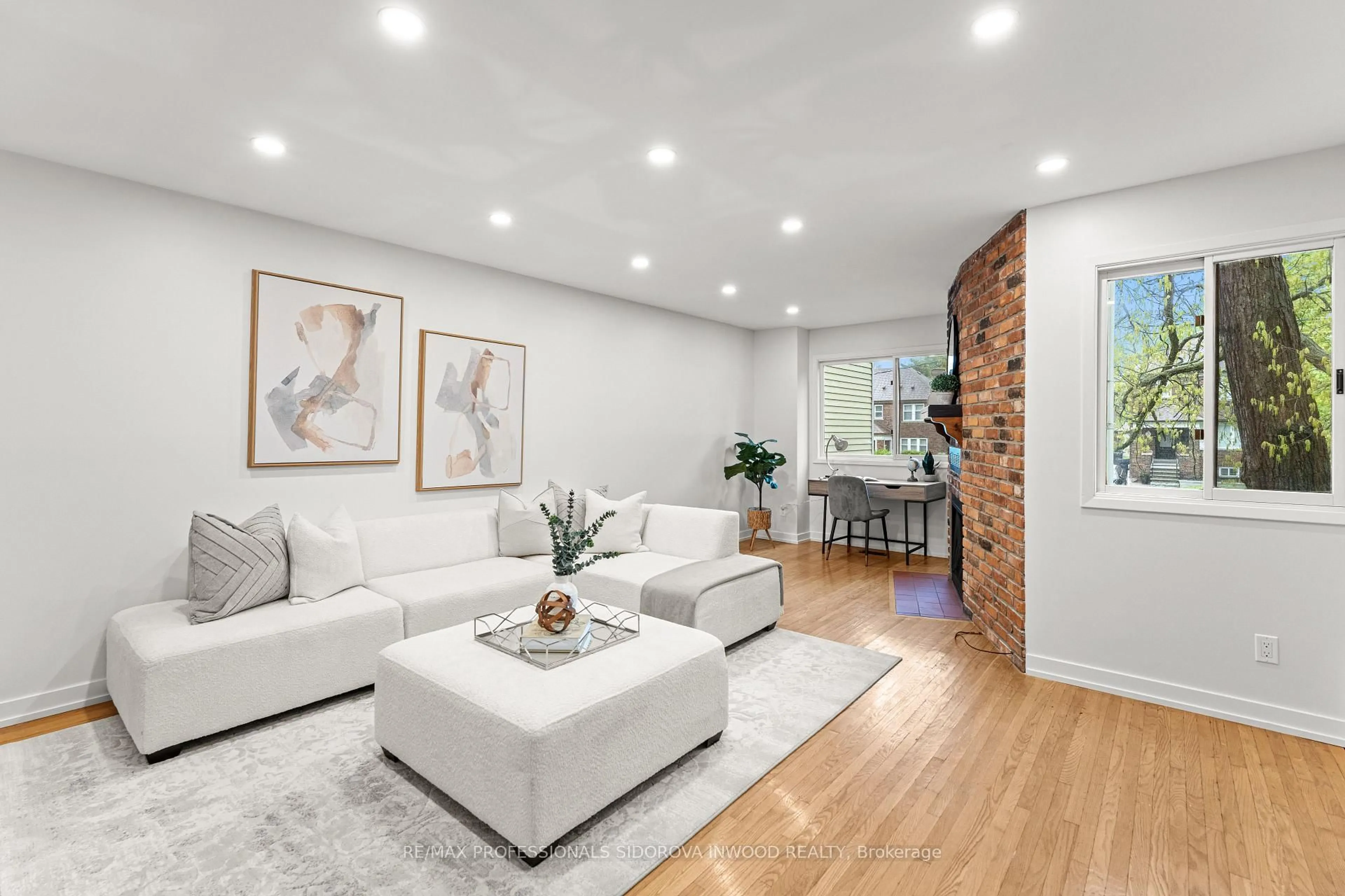 Living room with furniture, unknown for 3 Laws St, Toronto Ontario M6P 2Y8